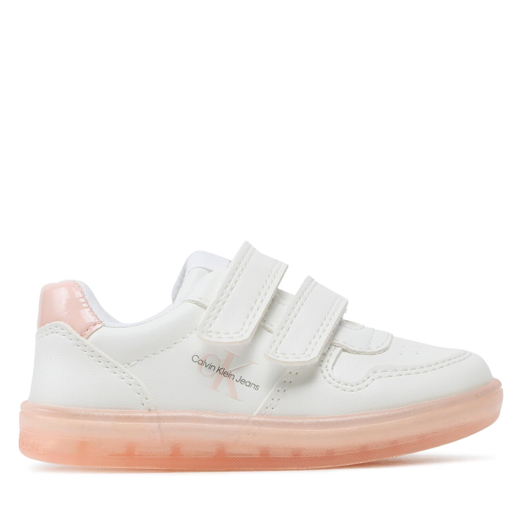 Calvin Klein Jeans Сникърси Low Cut Velcro Sneaker V1A9-80466-1355 S Бял - Pepit.bg