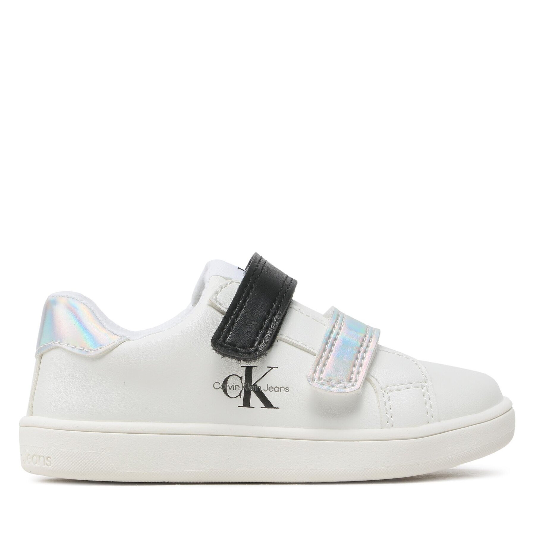 Calvin Klein Jeans Сникърси Low Cut Velcro Sneaker V1A9-80467-1355 S Бял - Pepit.bg