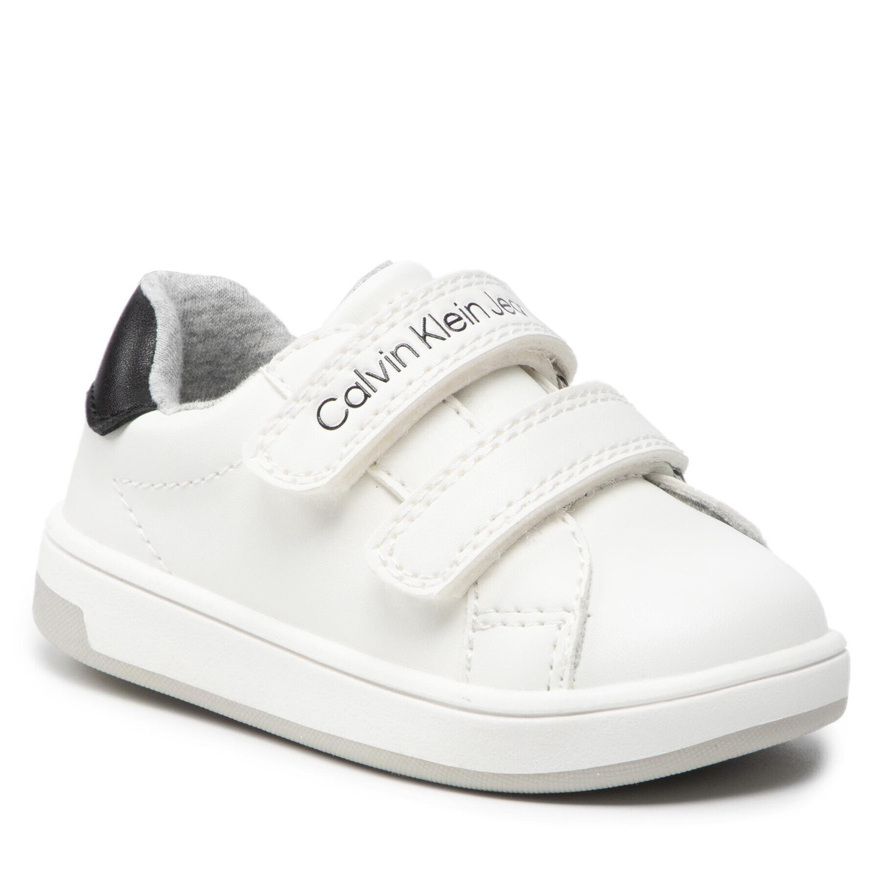 Calvin Klein Jeans Сникърси Low Cut Velcro Sneaker V1B9-80106-1355 M Бял - Pepit.bg