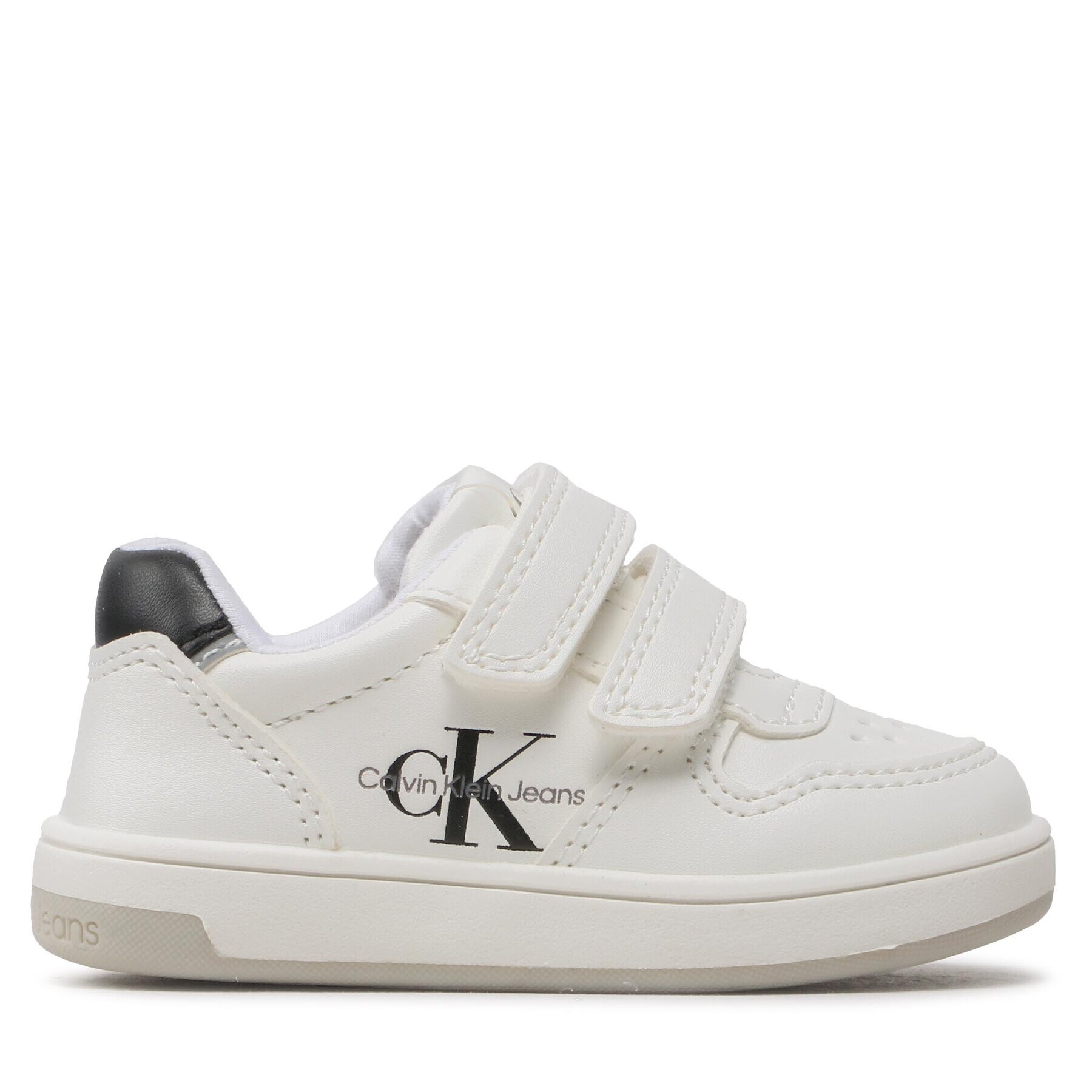 Calvin Klein Jeans Сникърси Low Cut Velcro Sneaker V1X9-80548-1355 M Бял - Pepit.bg