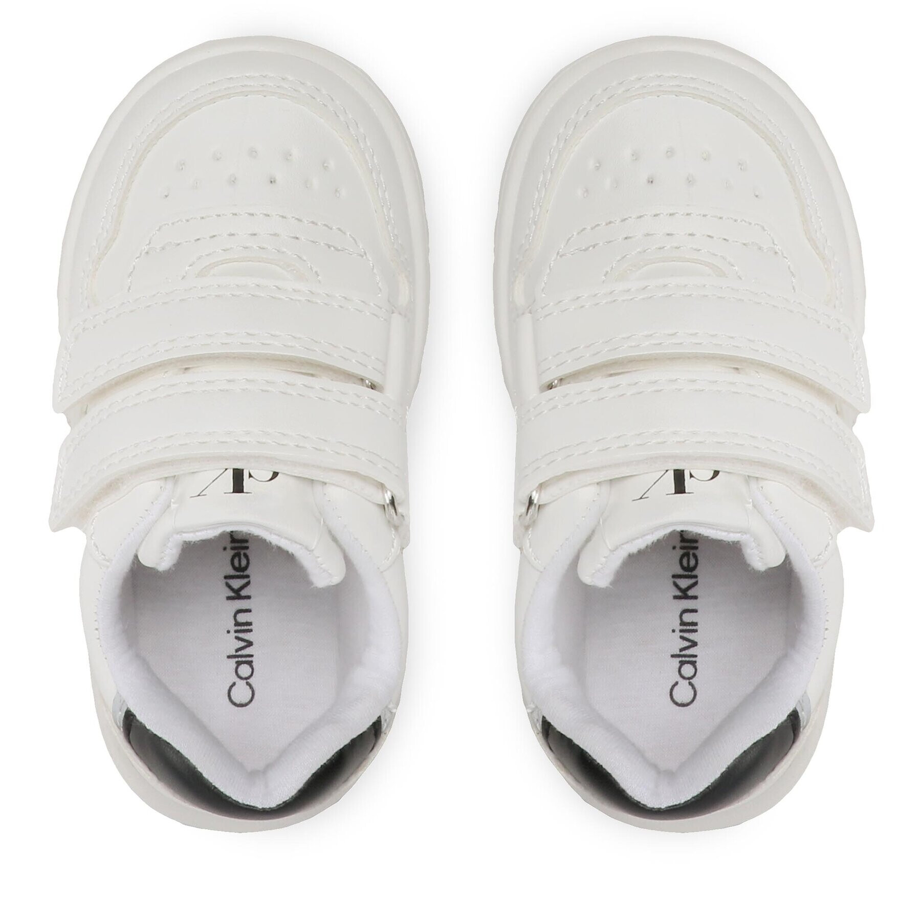 Calvin Klein Jeans Сникърси Low Cut Velcro Sneaker V1X9-80548-1355 M Бял - Pepit.bg