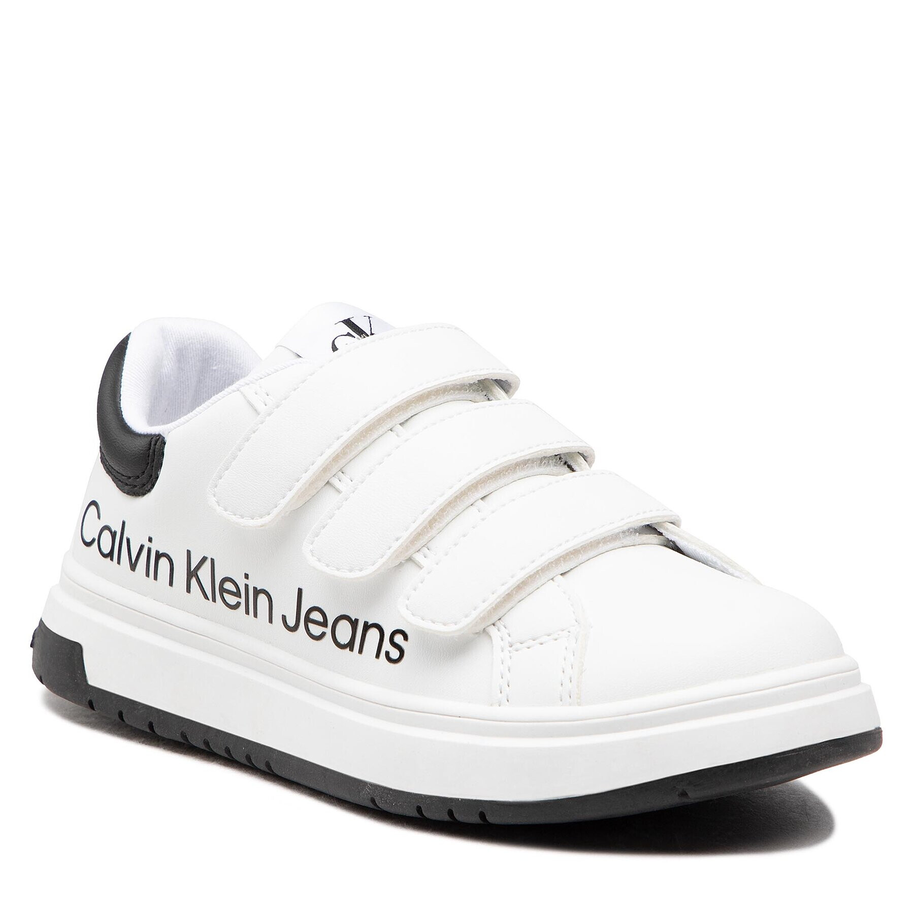 Calvin Klein Jeans Сникърси Low Cut Velcro Sneaker V3X9-80335-1355 M Бял - Pepit.bg