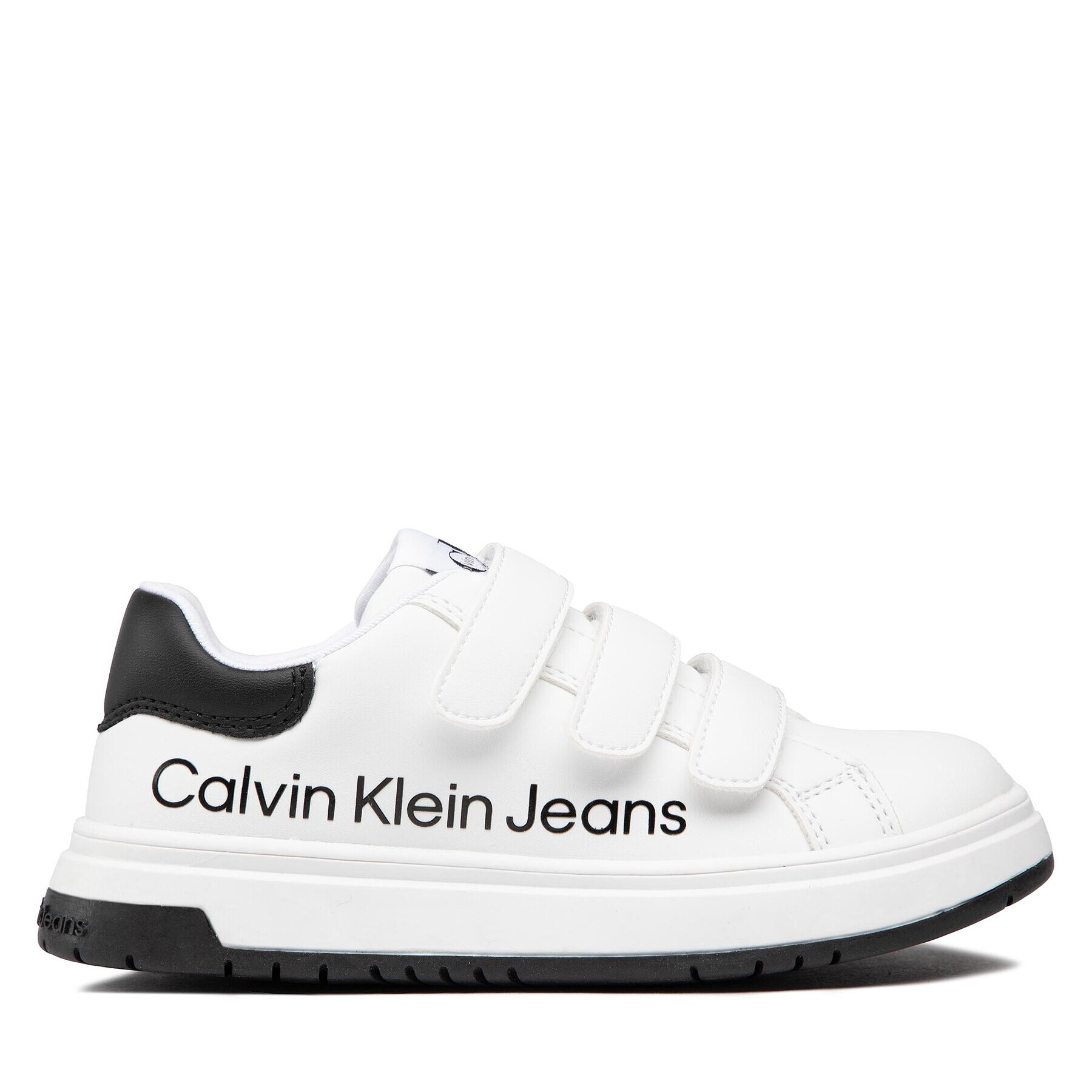 Calvin Klein Jeans Сникърси Low Cut Velcro Sneaker V3X9-80335-1355 M Бял - Pepit.bg