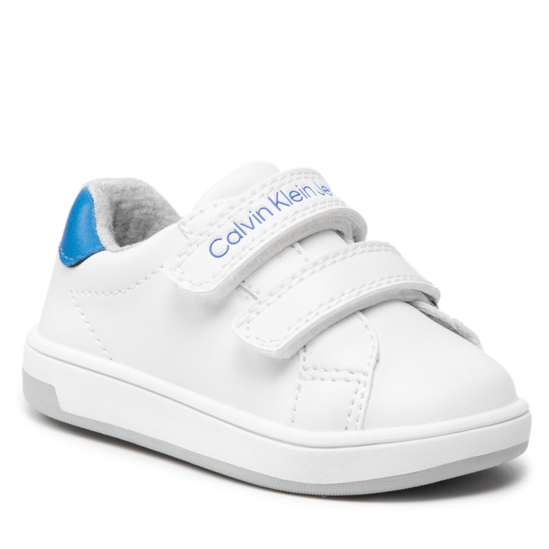 Calvin Klein Jeans Сникърси Low Cut Velcro V1B9-80106-1355 M Бял - Pepit.bg