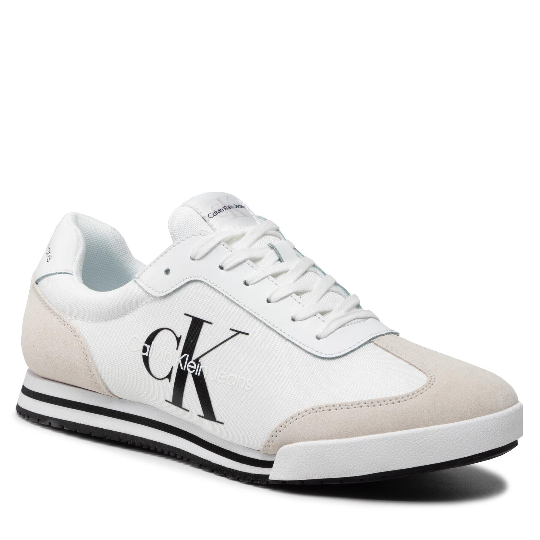 Calvin Klein Jeans Сникърси Low Runner 1 YM0YM00026 Бял - Pepit.bg