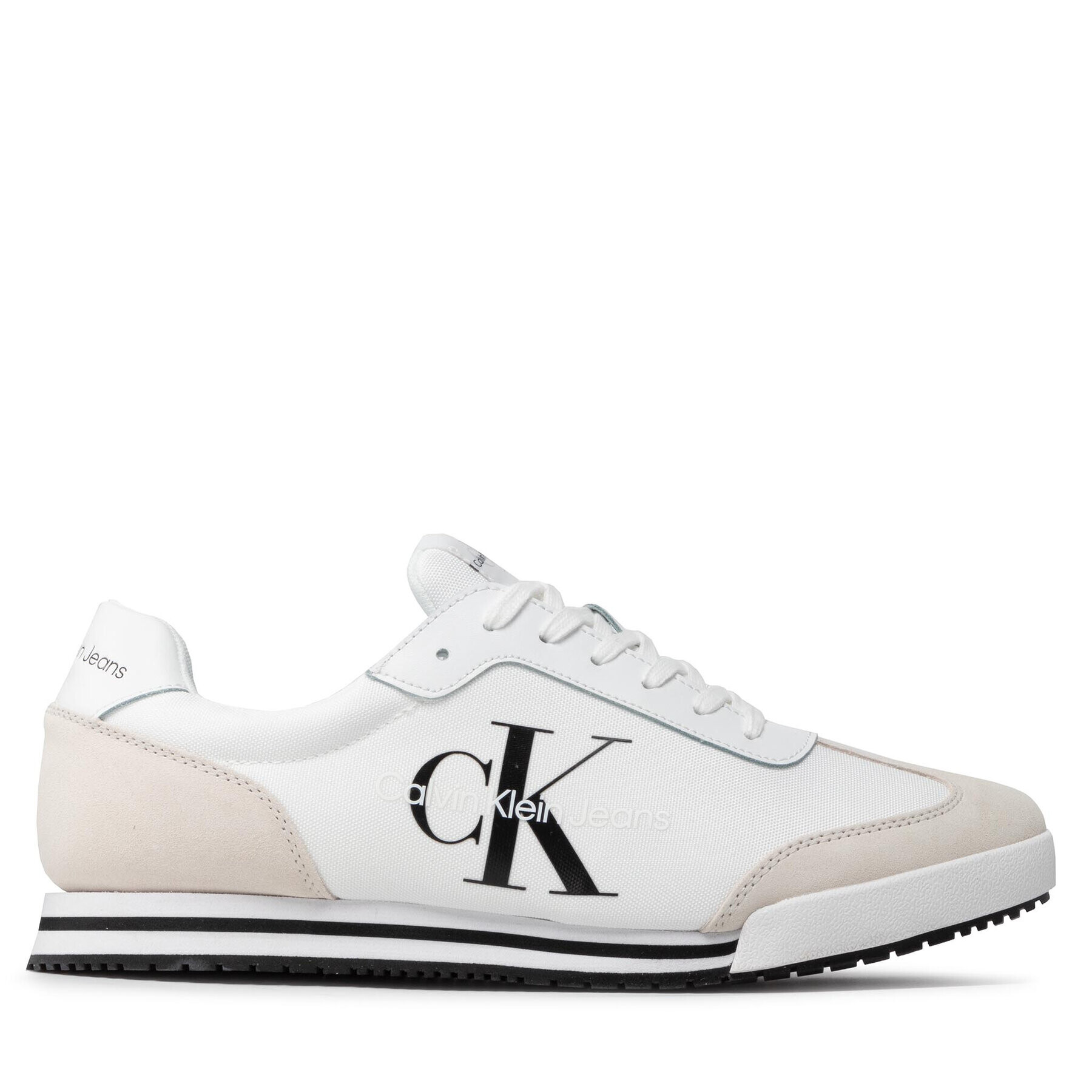 Calvin Klein Jeans Сникърси Low Runner 1 YM0YM00026 Бял - Pepit.bg