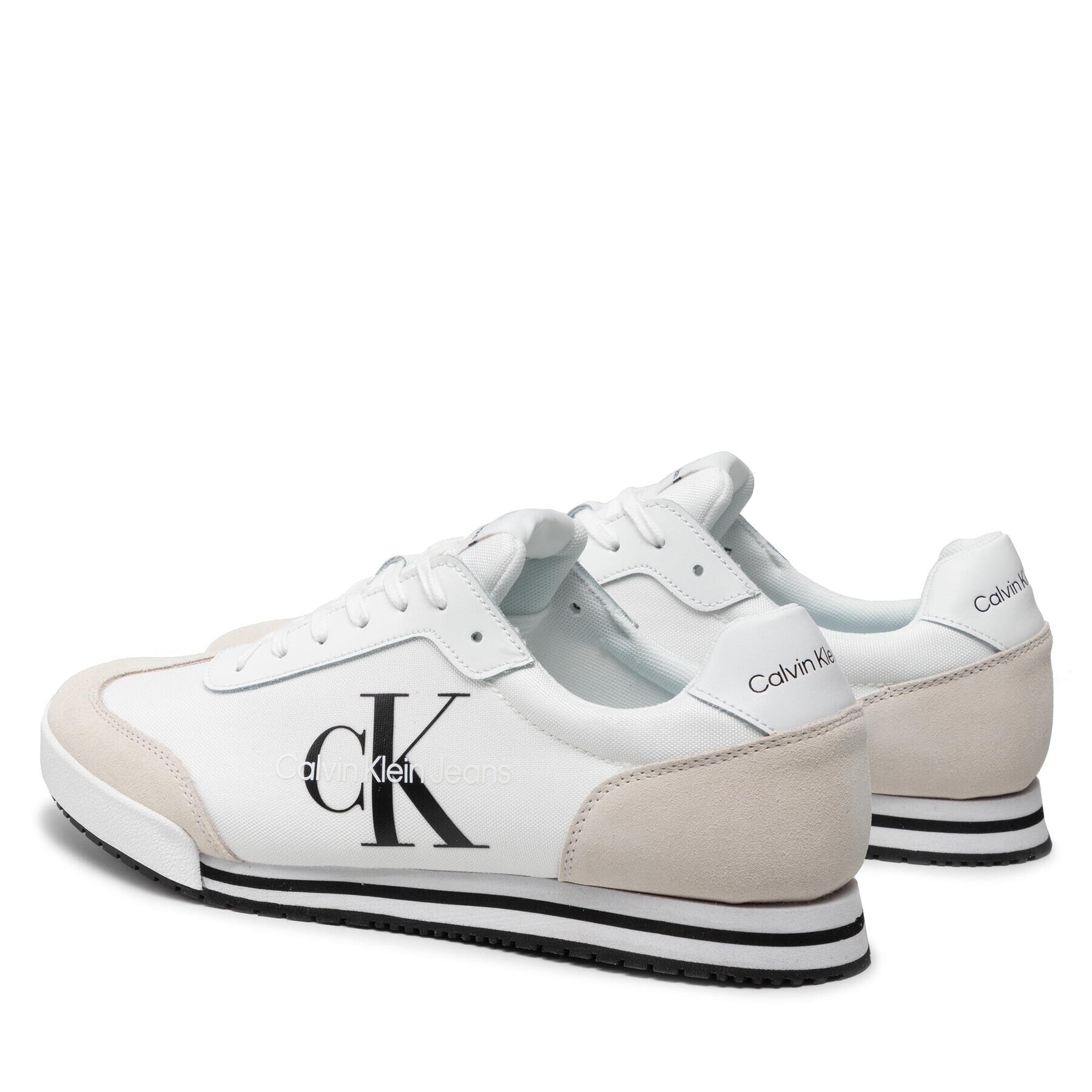 Calvin Klein Jeans Сникърси Low Runner 1 YM0YM00026 Бял - Pepit.bg