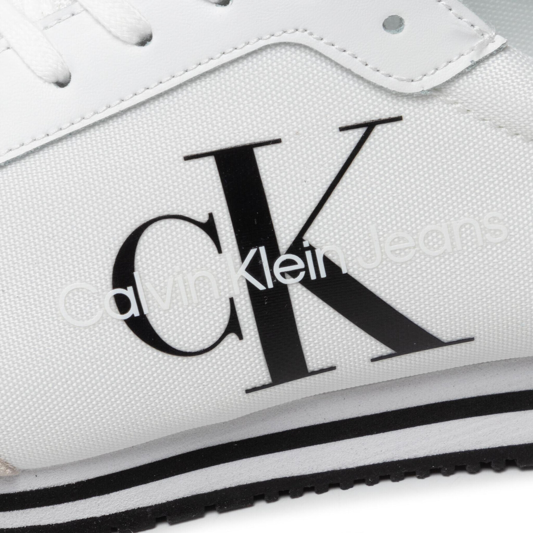 Calvin Klein Jeans Сникърси Low Runner 1 YM0YM00026 Бял - Pepit.bg