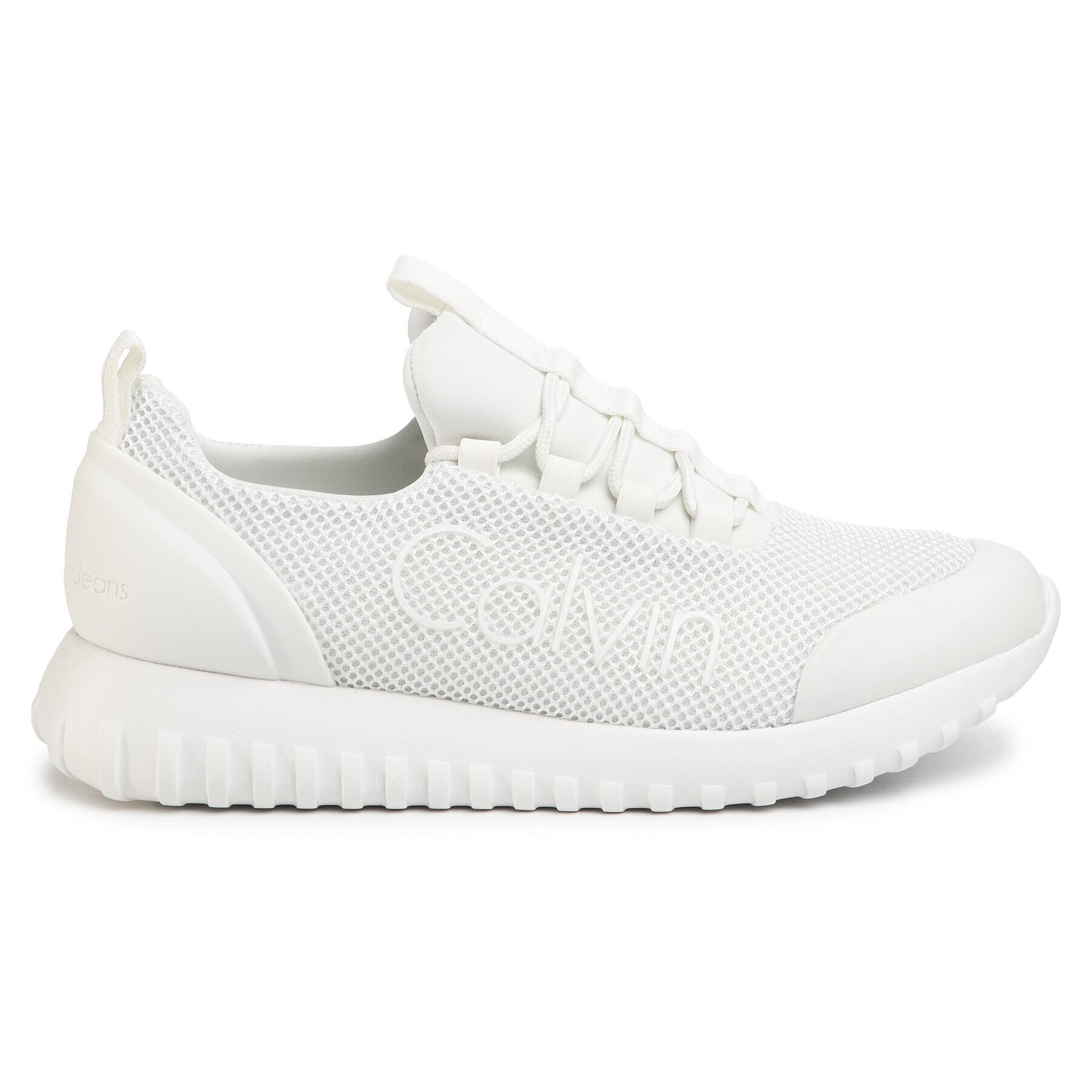 Calvin Klein Jeans Сникърси Reika Mesh R0666 Бял - Pepit.bg