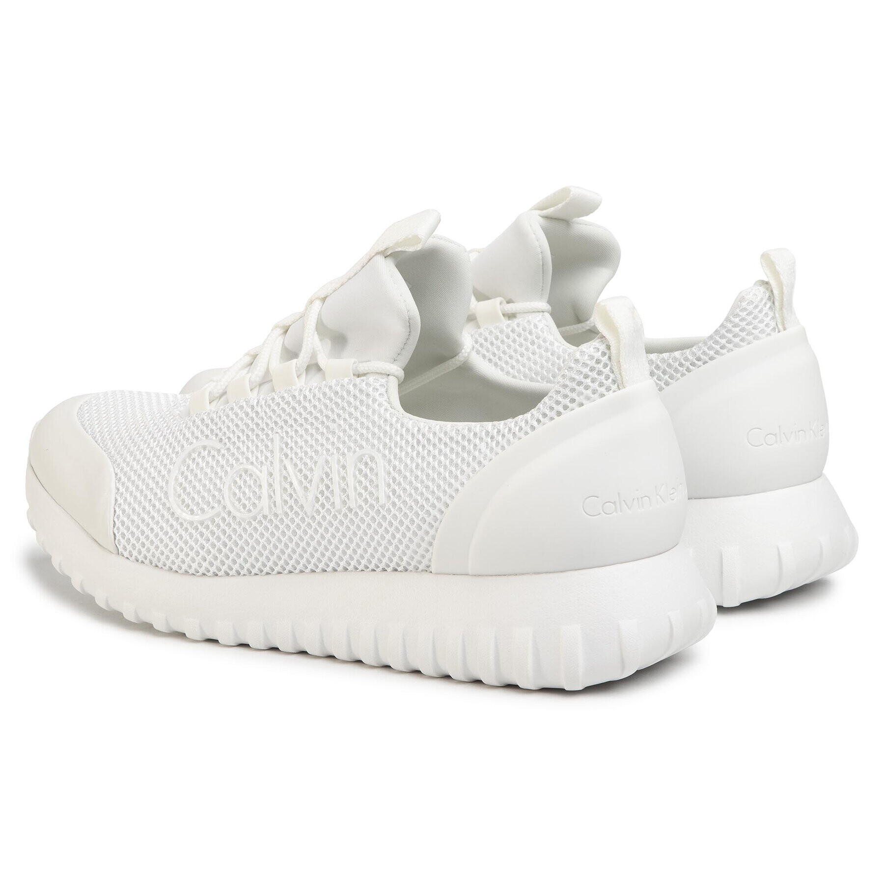 Calvin Klein Jeans Сникърси Reika Mesh R0666 Бял - Pepit.bg