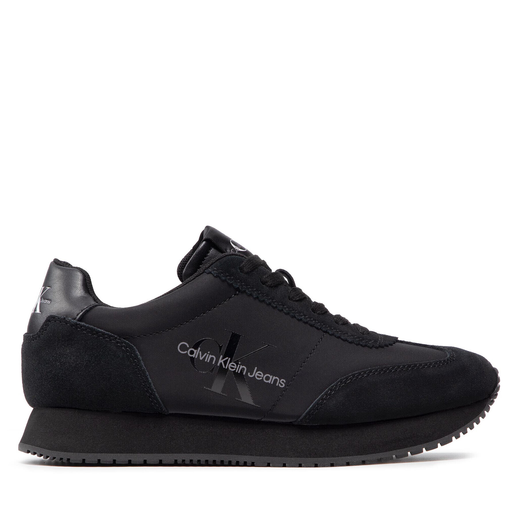 Calvin Klein Jeans Сникърси Retro Runner 1 YW0YW00516 Черен - Pepit.bg