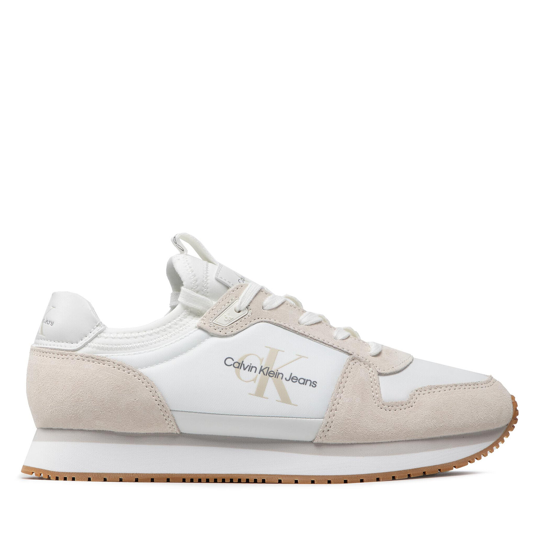 Calvin Klein Jeans Сникърси Retro Runner 3 YM0YM00040 Бежов - Pepit.bg