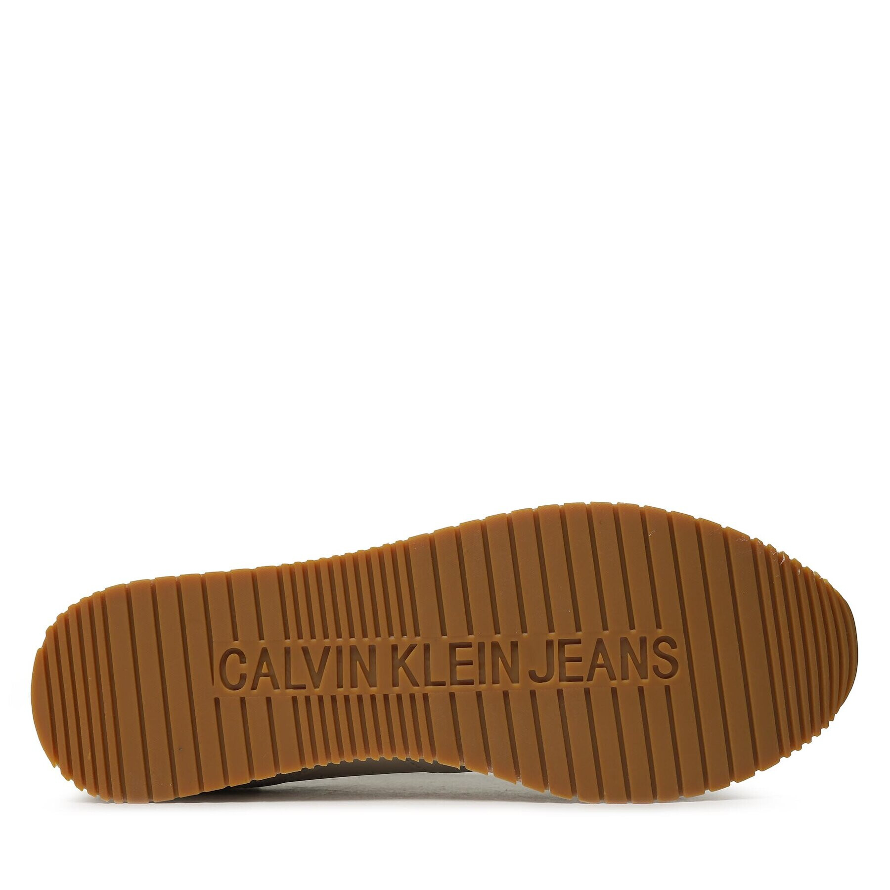 Calvin Klein Jeans Сникърси Retro Runner Fluo Contrast YM0YM00619 Бежов - Pepit.bg