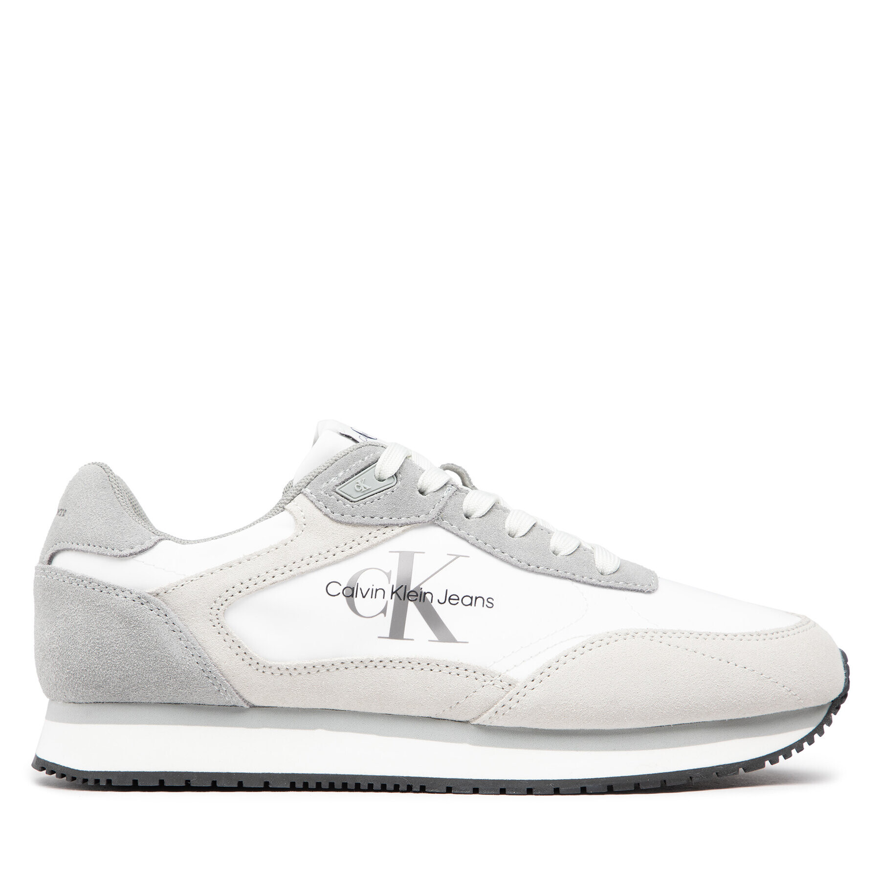 Calvin Klein Jeans Сникърси Retro Runner Laceup low YM0YM00508 Бял - Pepit.bg