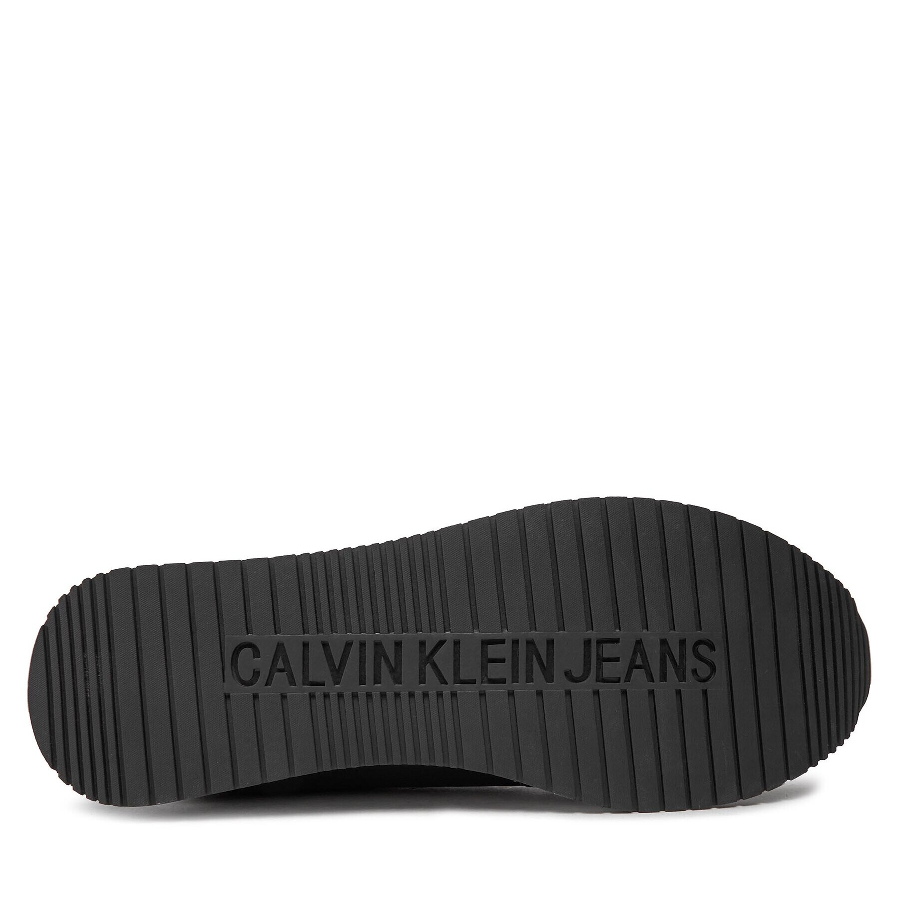 Calvin Klein Jeans Сникърси Retro Runner Low Lth In Sat YM0YM00863 Черен - Pepit.bg