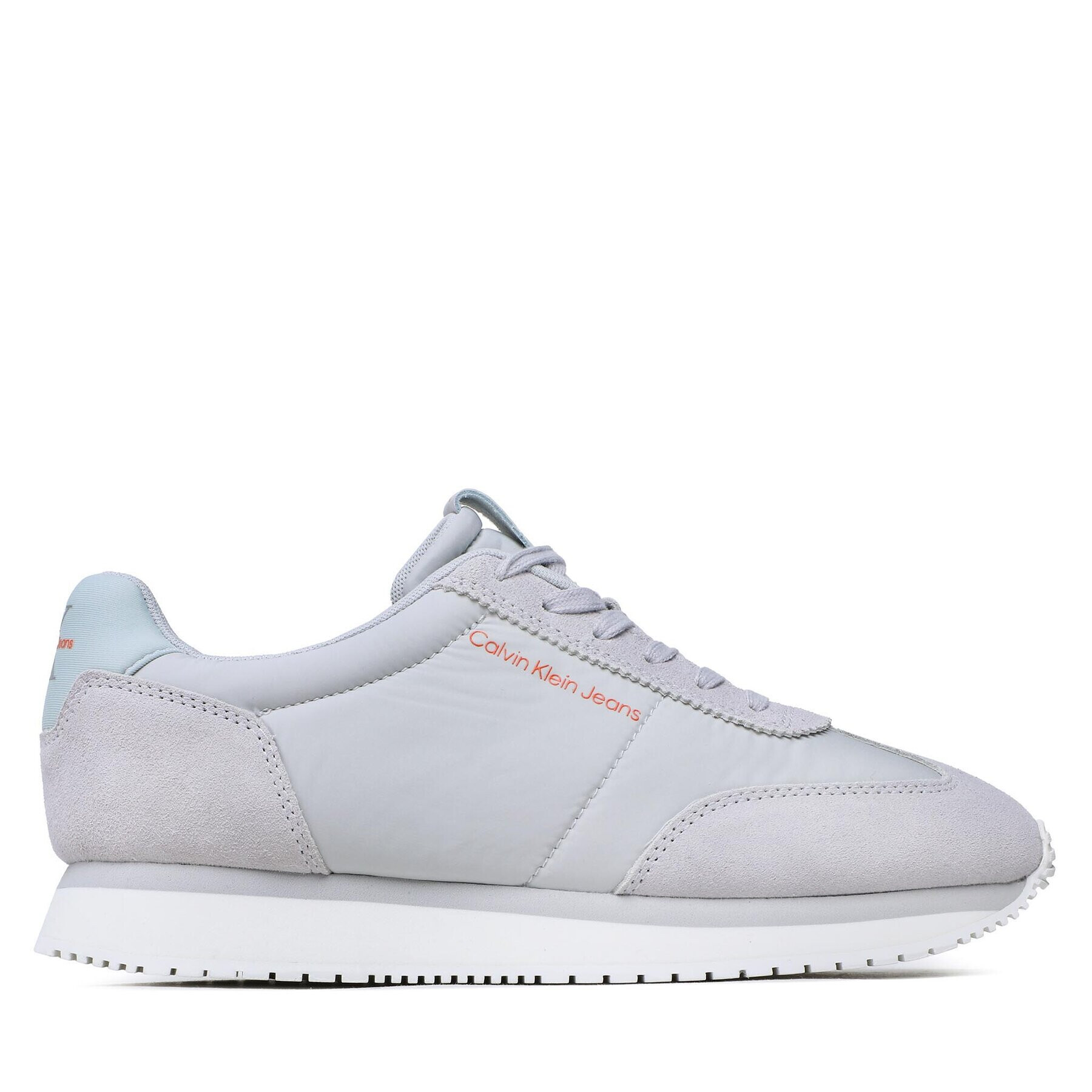Calvin Klein Jeans Сникърси Retro Runner Wingtip Mix YM0YM00620 Сив - Pepit.bg