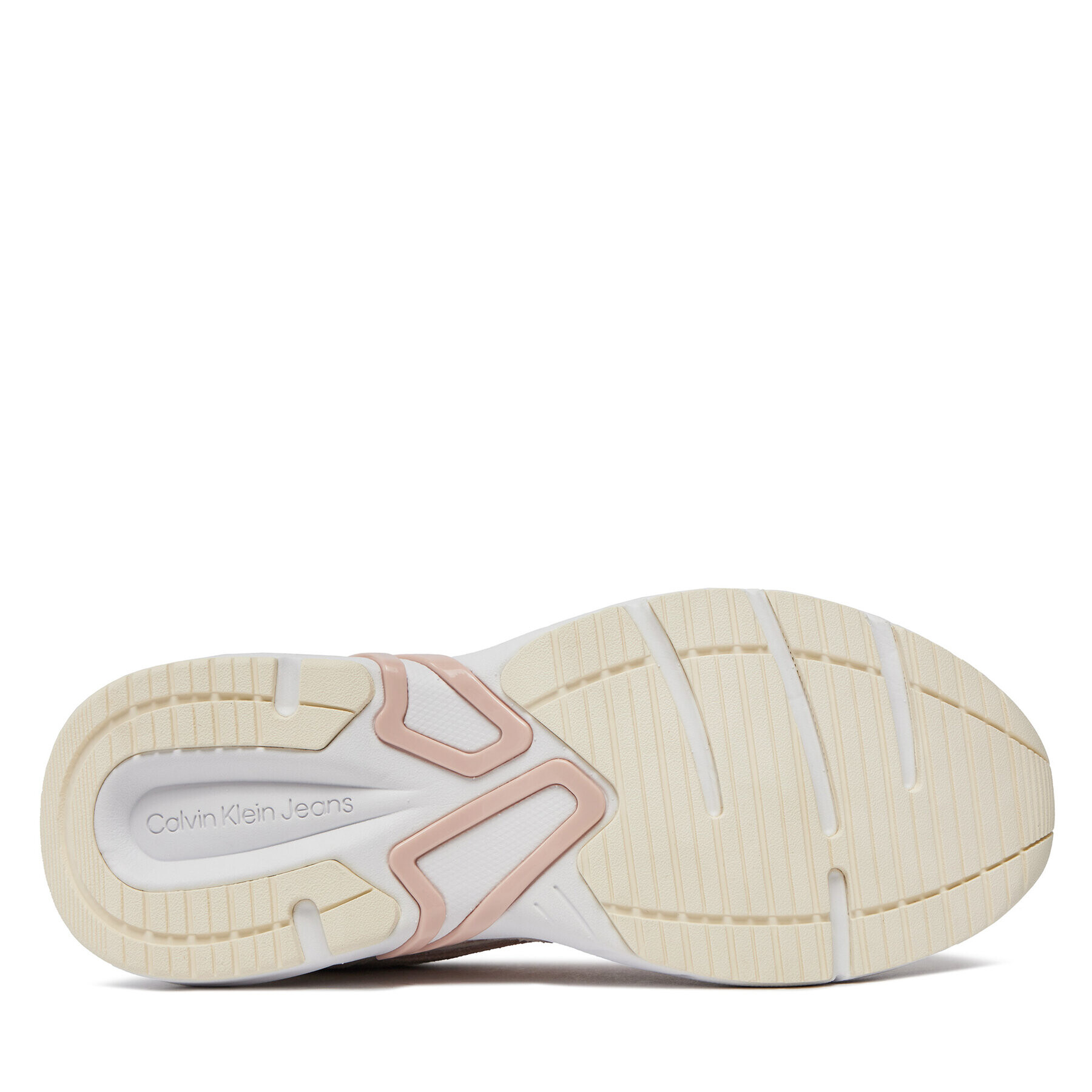 Calvin Klein Jeans Сникърси Retro Tennis Su-Mesh Wn YW0YW00891 Бежов - Pepit.bg