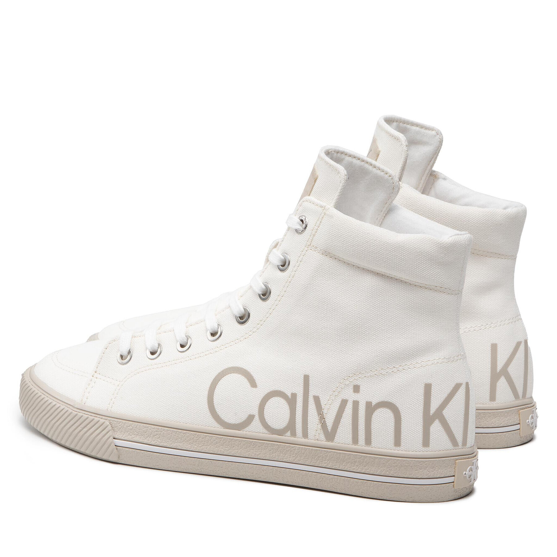 Calvin Klein Jeans Сникърси Retro Vulcanized YM0YM00308 Бял - Pepit.bg