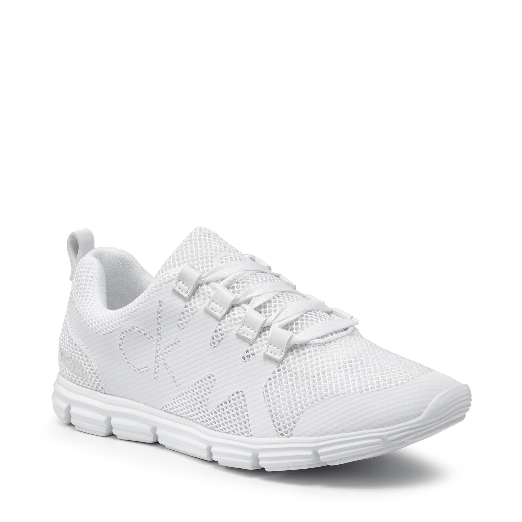 Calvin Klein Jeans Сникърси Runner Sneaker Laceup Scly YM0YM00086 Бял - Pepit.bg