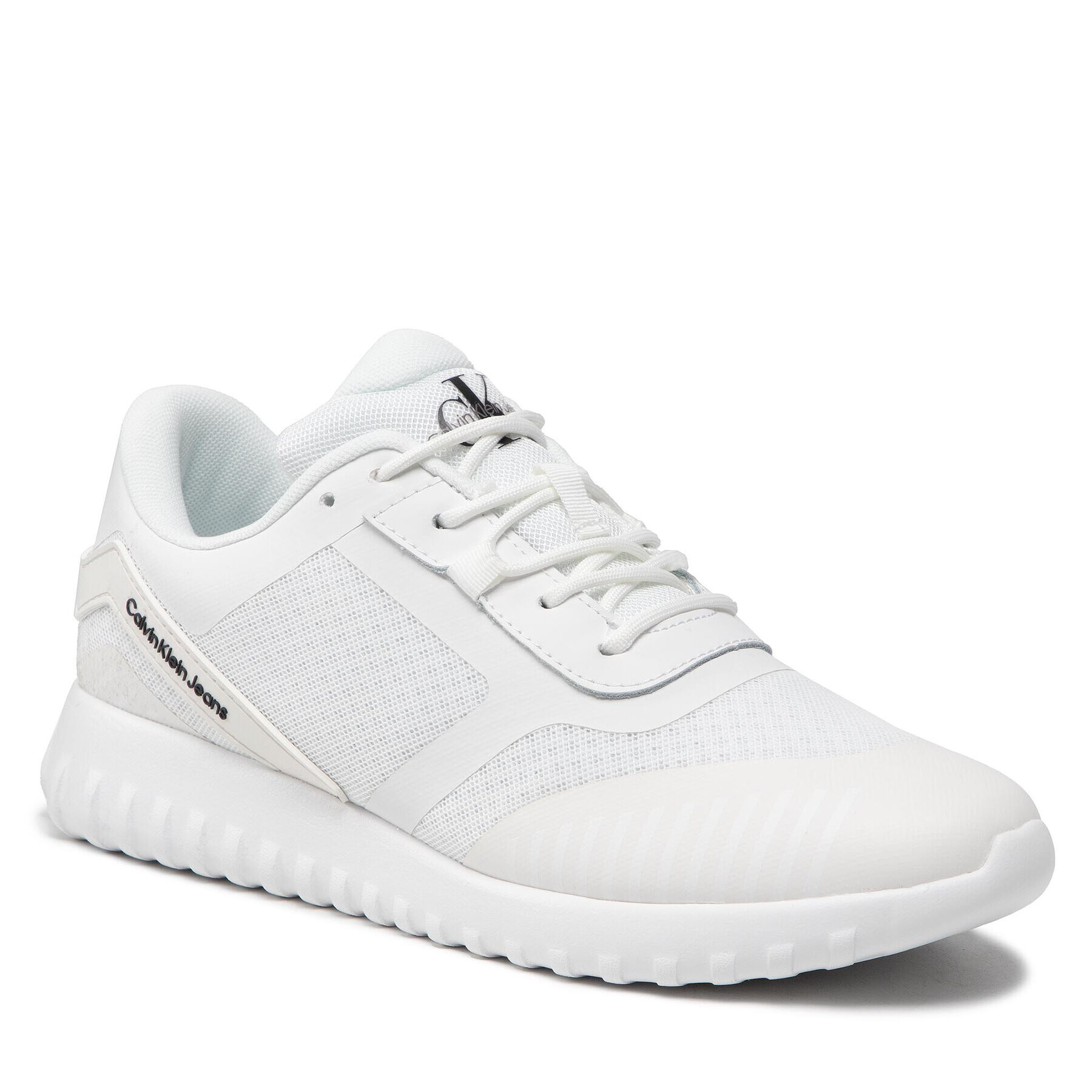 Calvin Klein Jeans Сникърси Sporty Eva Runner 3 YM0YM00340 Бял - Pepit.bg