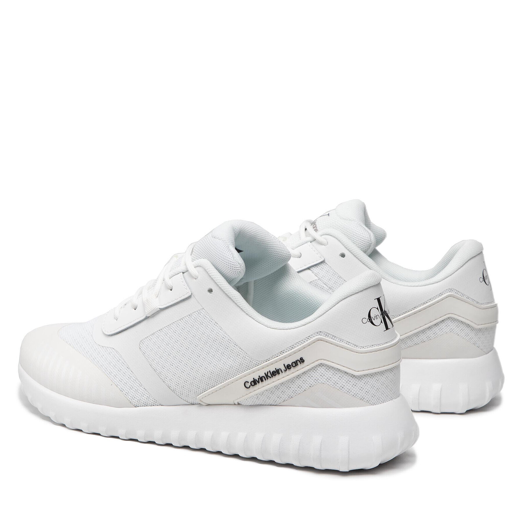 Calvin Klein Jeans Сникърси Sporty Eva Runner 3 YM0YM00340 Бял - Pepit.bg