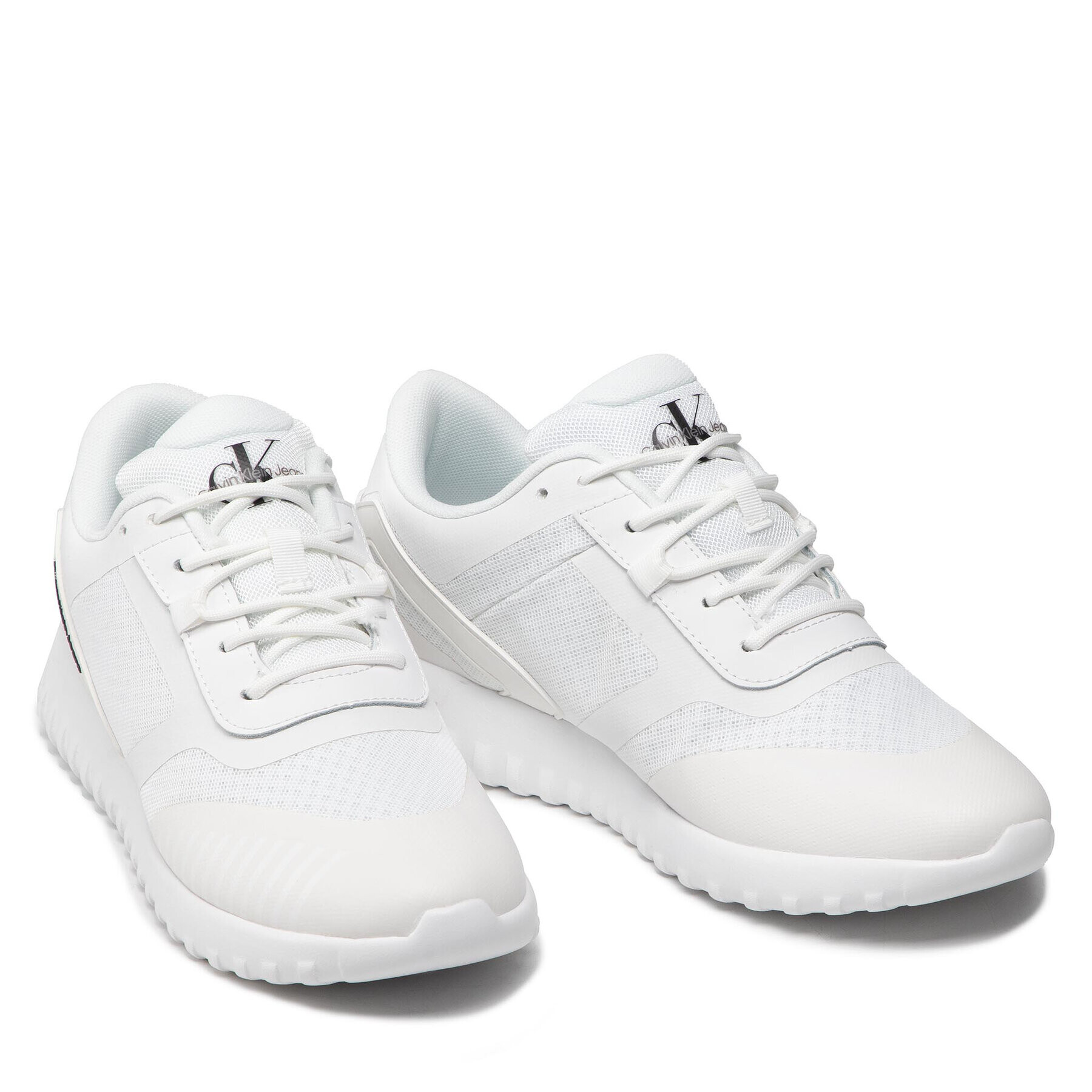 Calvin Klein Jeans Сникърси Sporty Eva Runner 3 YM0YM00340 Бял - Pepit.bg