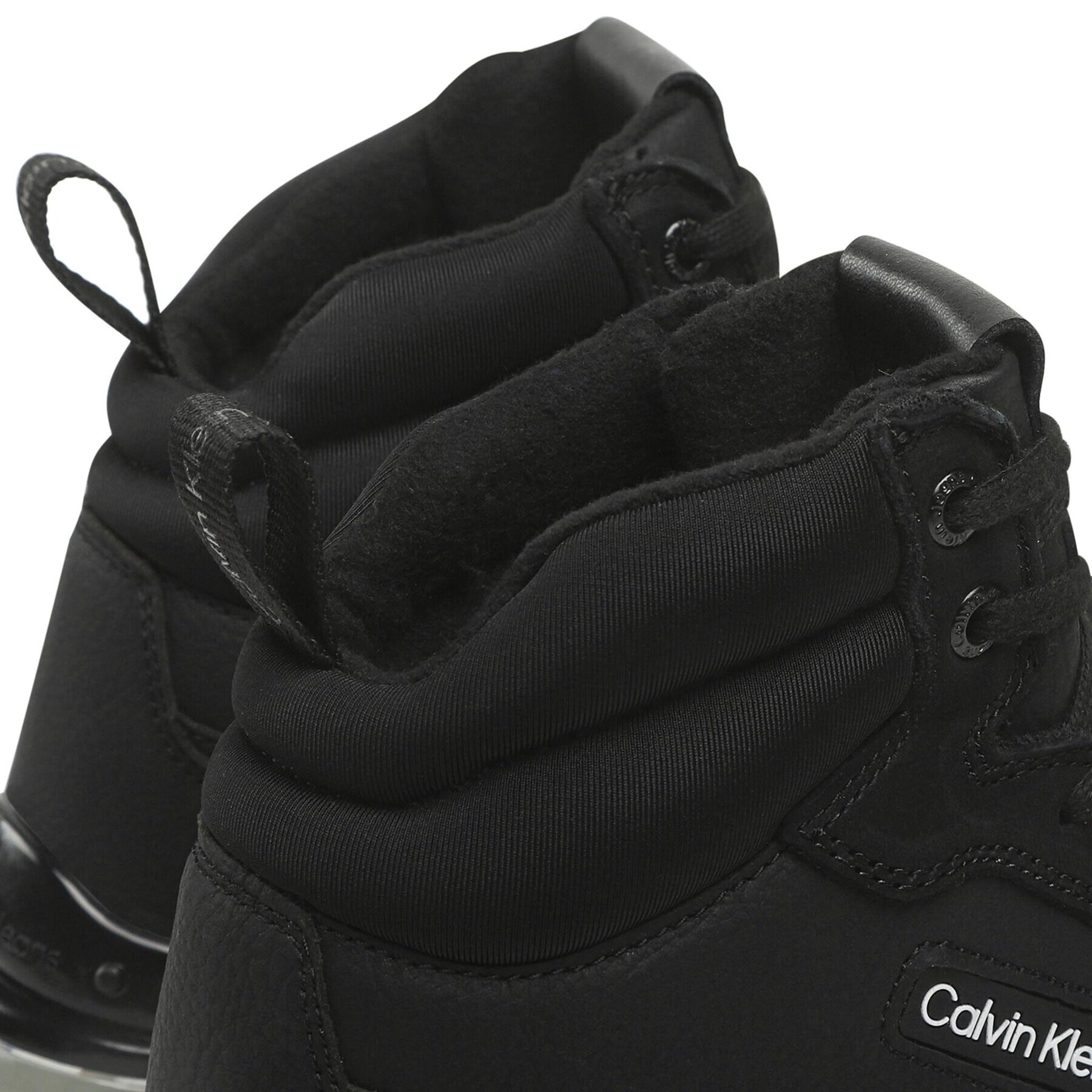 Calvin Klein Jeans Сникърси Sporty Runner Comfair Mid Nu W YM0YM00518 Черен - Pepit.bg