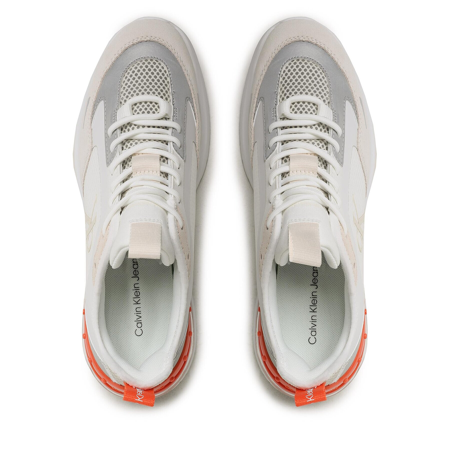 Calvin Klein Jeans Сникърси Sporty Runner Comfair Xray YM0YM00630 Бял - Pepit.bg