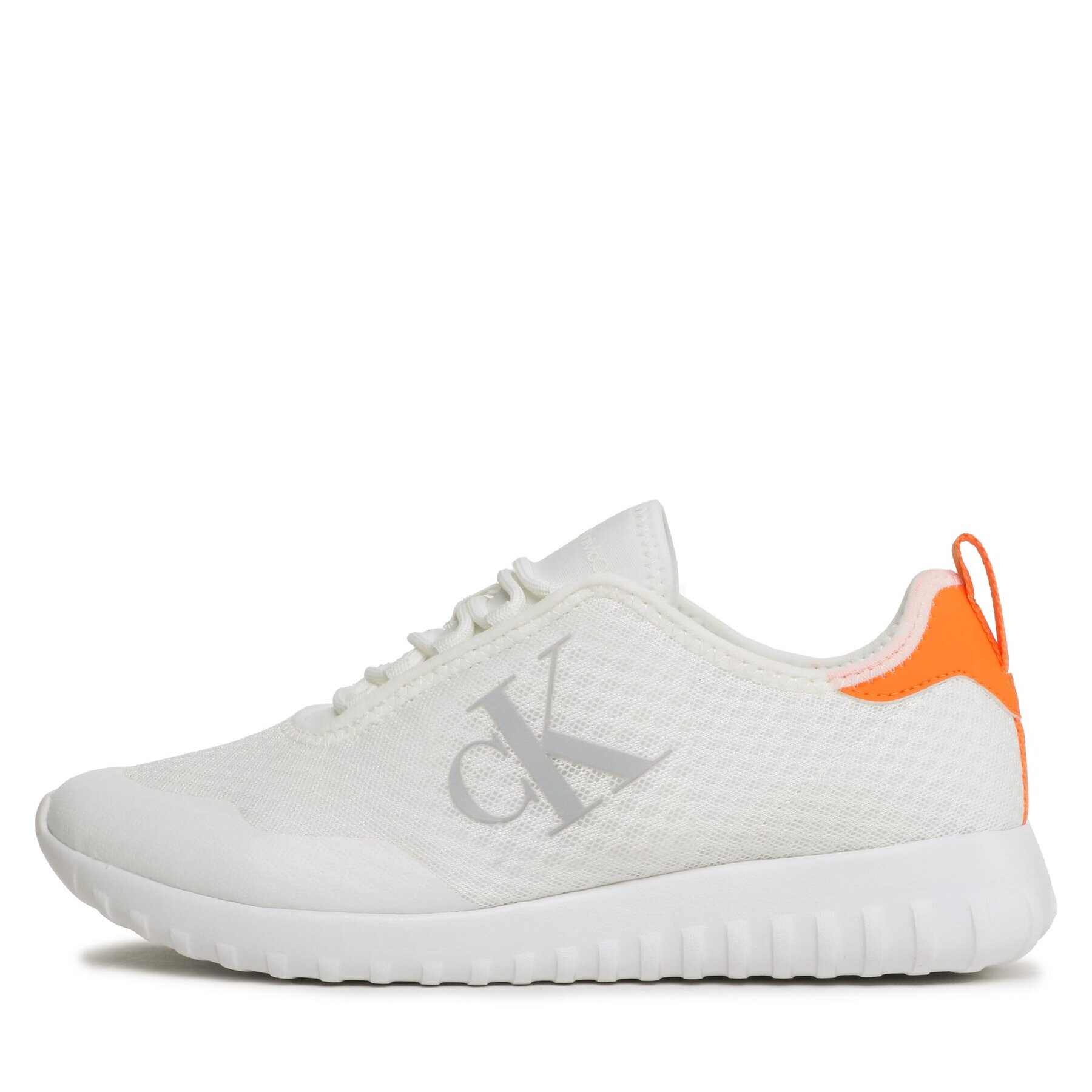 Calvin Klein Jeans Сникърси Sporty Runner Eva Slipon Mesh YM0YM00627 Бял - Pepit.bg