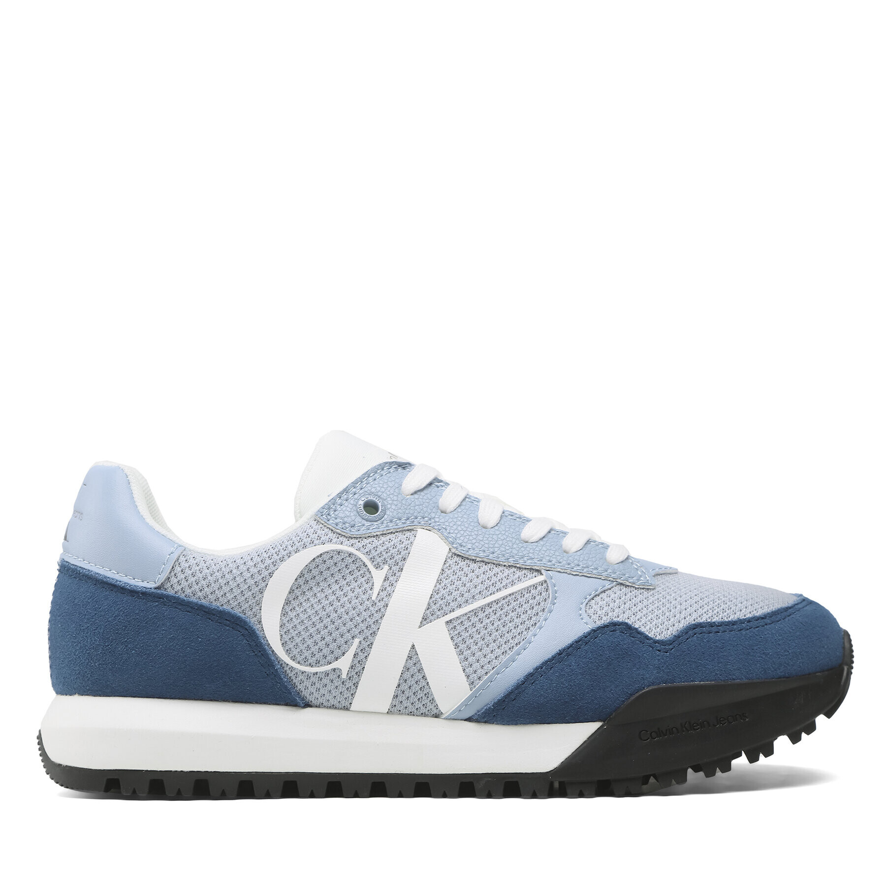 Calvin Klein Jeans Сникърси Toothy Runner Bold Mono YM0YM00583 Син - Pepit.bg