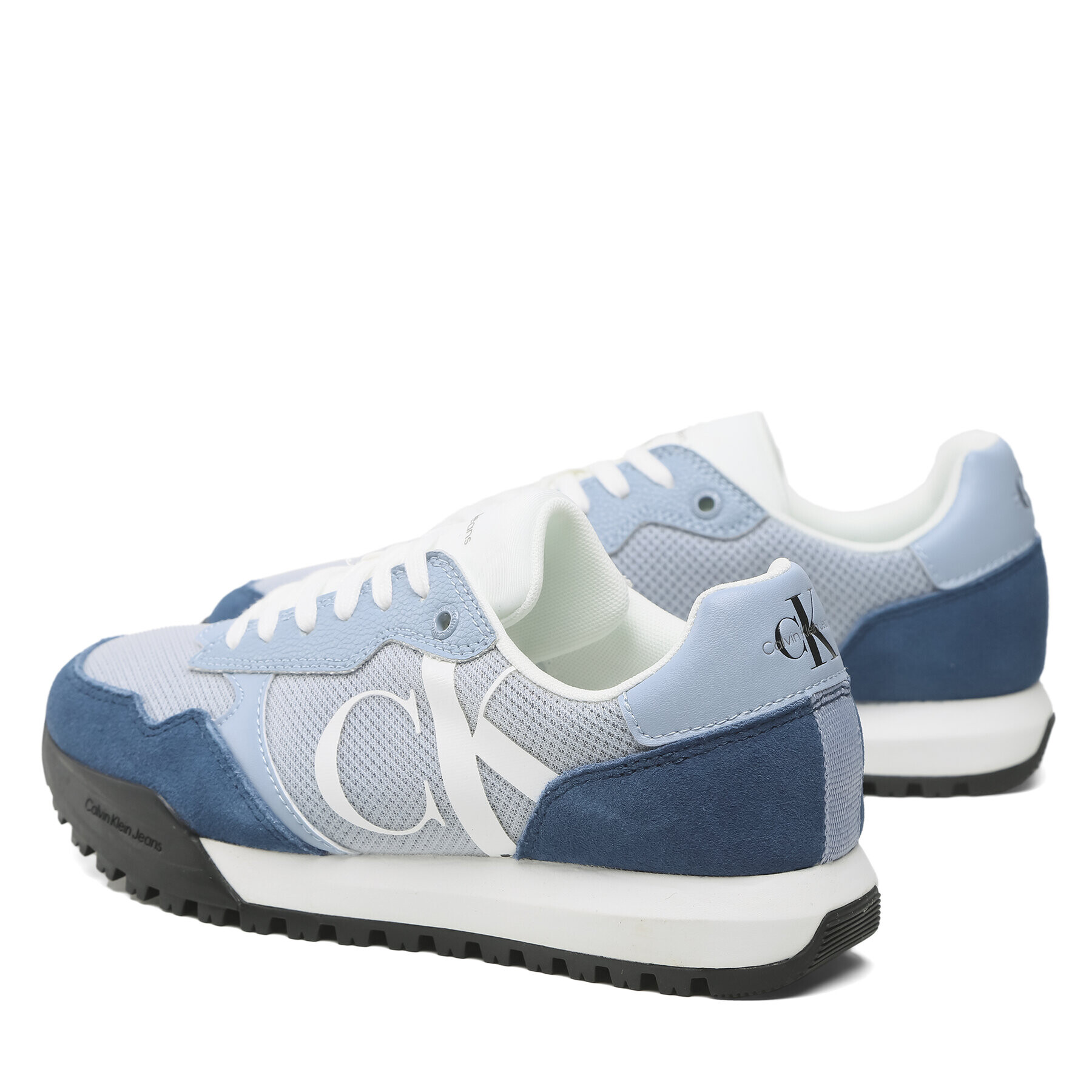 Calvin Klein Jeans Сникърси Toothy Runner Bold Mono YM0YM00583 Син - Pepit.bg