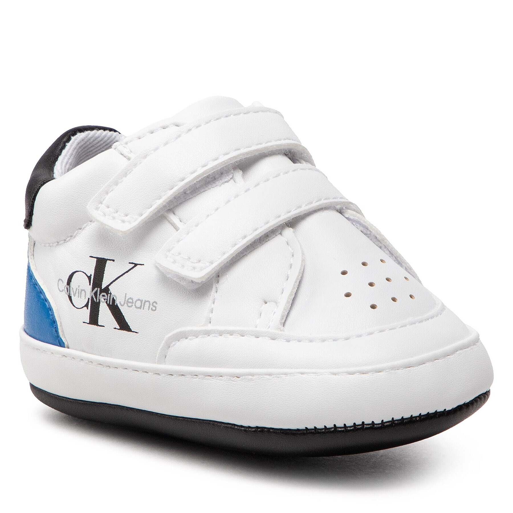 Calvin Klein Jeans Сникърси Velcro Shoe V0B4-80321-1433 Бял - Pepit.bg