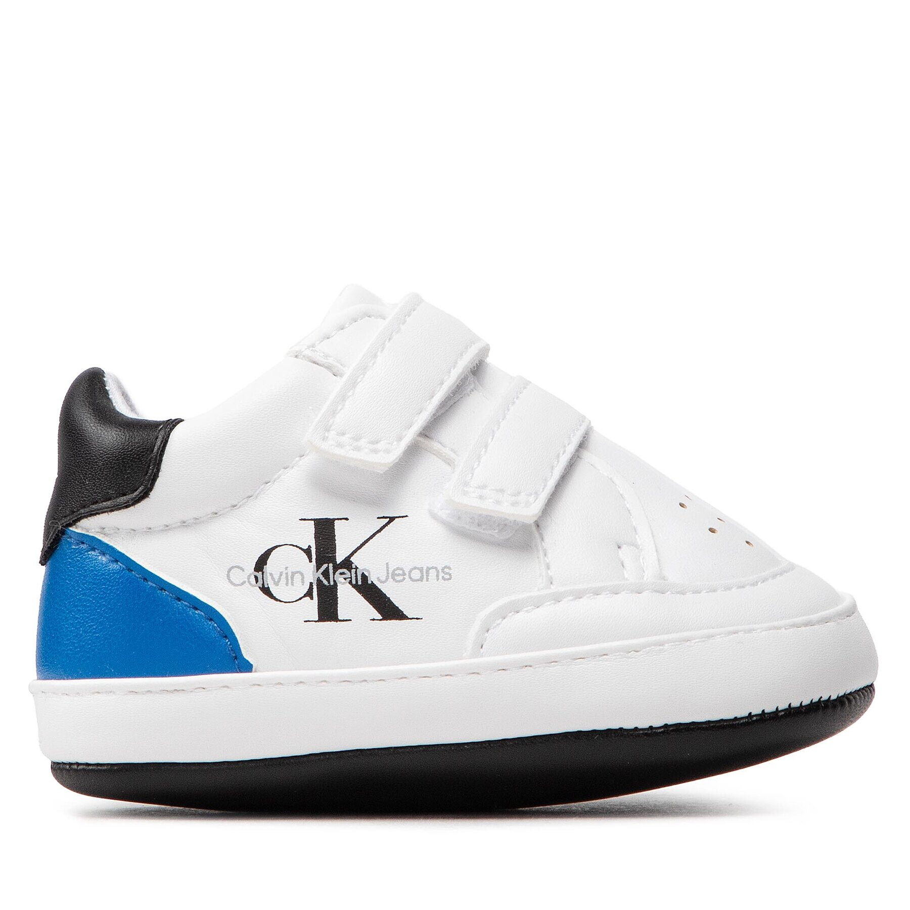 Calvin Klein Jeans Сникърси Velcro Shoe V0B4-80321-1433 Бял - Pepit.bg