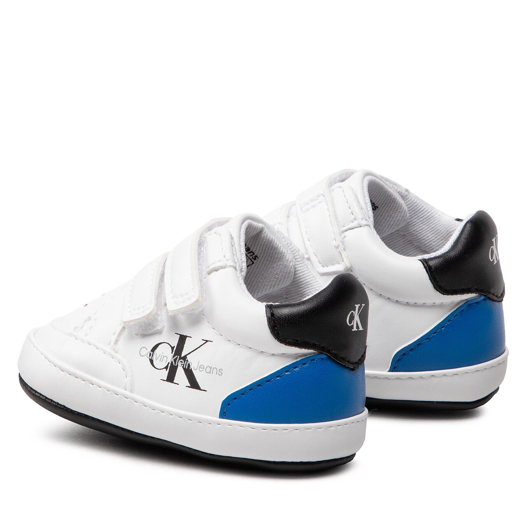 Calvin Klein Jeans Сникърси Velcro Shoe V0B4-80321-1433 Бял - Pepit.bg