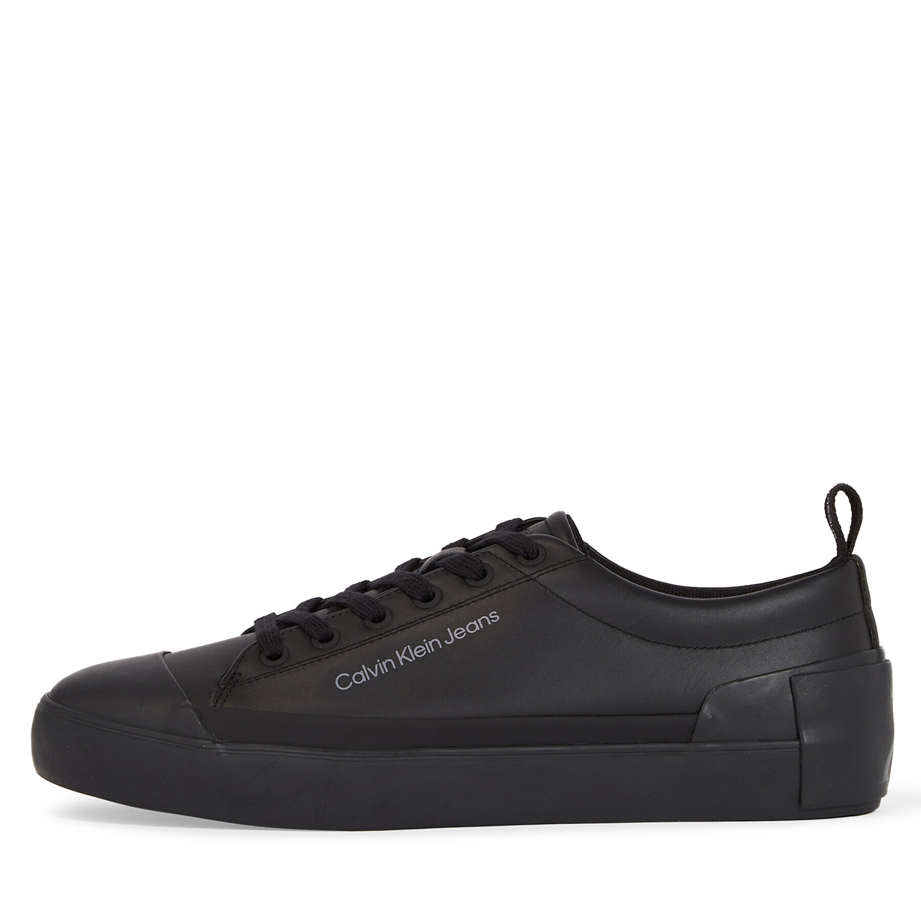 Calvin Klein Jeans Сникърси Vulcanized Laceup Low Lth YM0YM00795 Черен - Pepit.bg