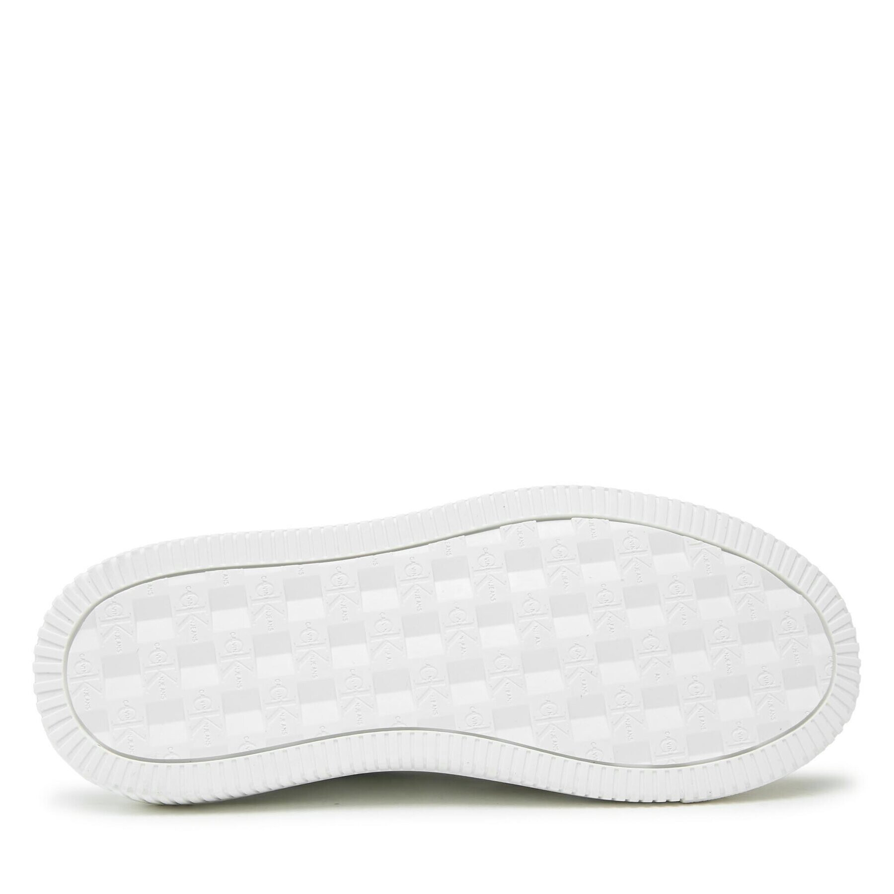 Calvin Klein Jeans Сникърси Chunky Cupsole Laceup Mix YW0YW01046 Бял - Pepit.bg