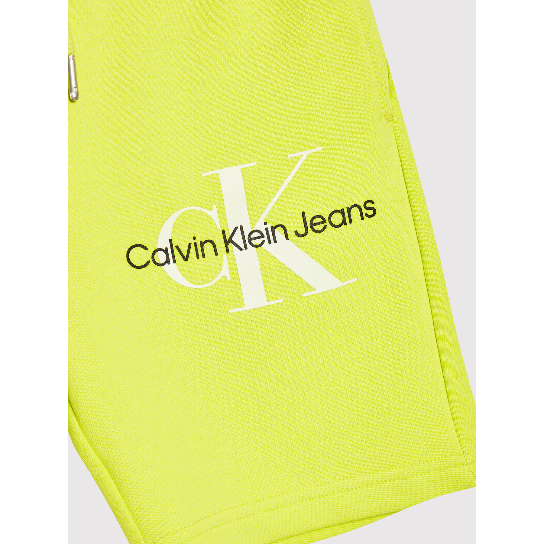 Calvin Klein Jeans Спортни шорти IB0IB01181 Зелен Relaxed Fit - Pepit.bg