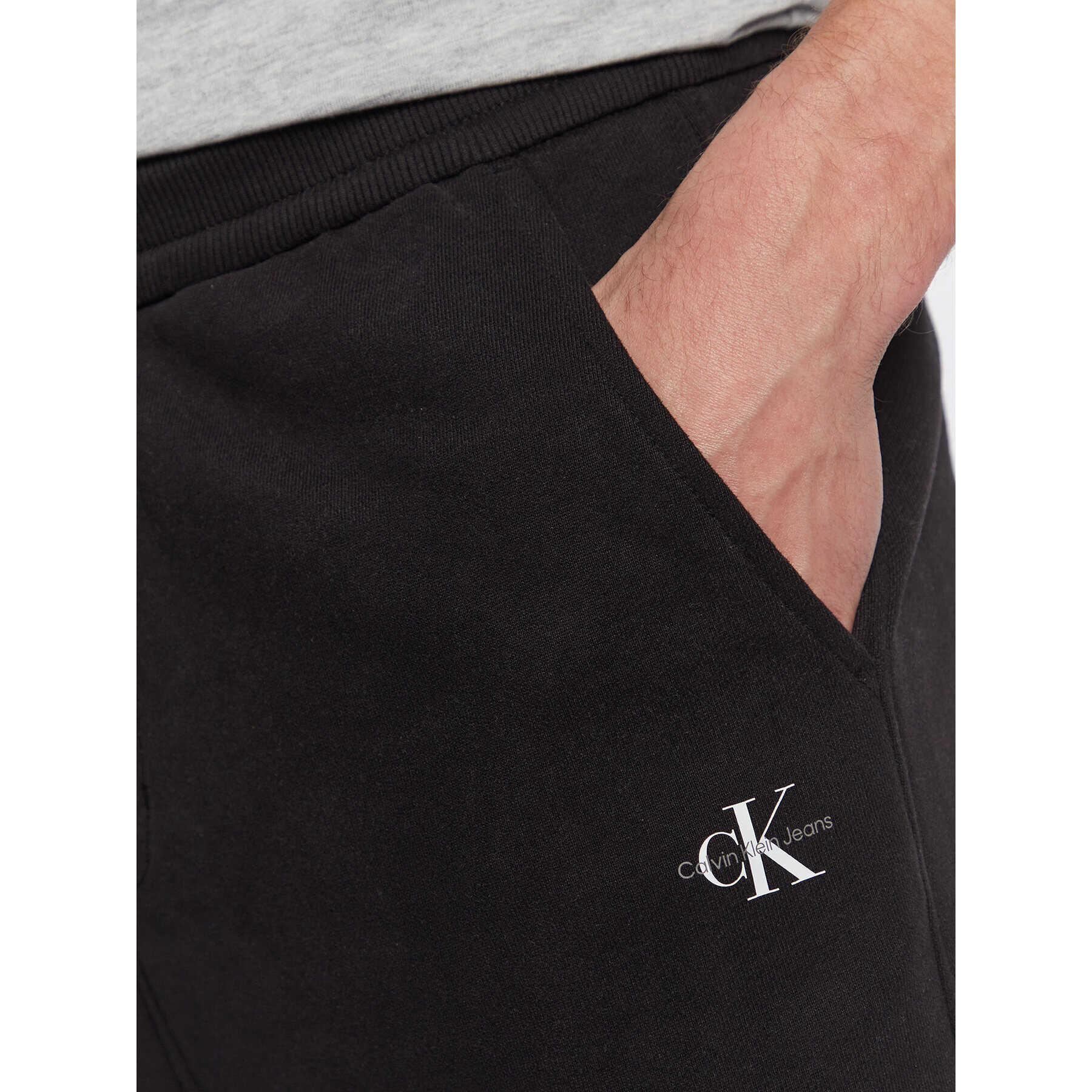 Calvin Klein Jeans Спортни шорти J30J322915 Черен Regular Fit - Pepit.bg