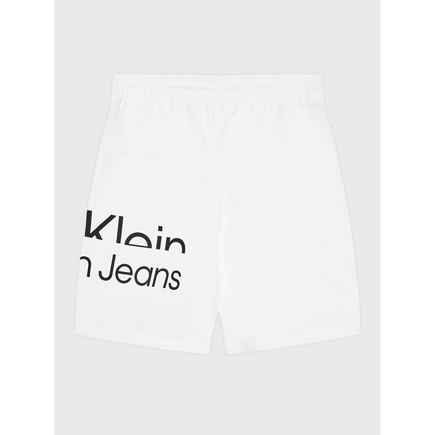 Calvin Klein Jeans Спортни шорти Logo IB0IB01607 Бял Regular Fit - Pepit.bg