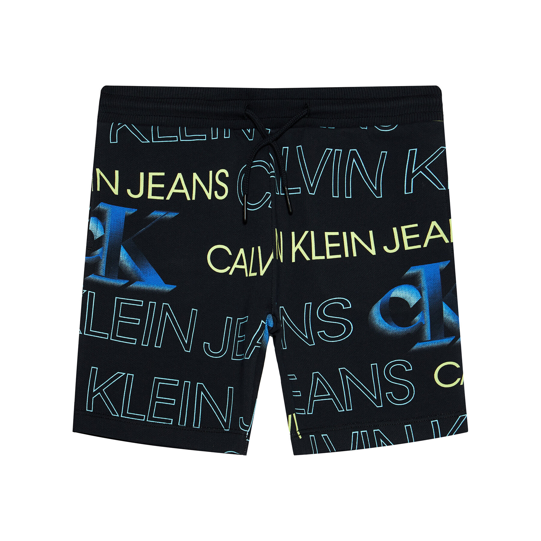 Calvin Klein Jeans Спортни шорти Pixelated Aop IB0IB00795 Черен Regular Fit - Pepit.bg