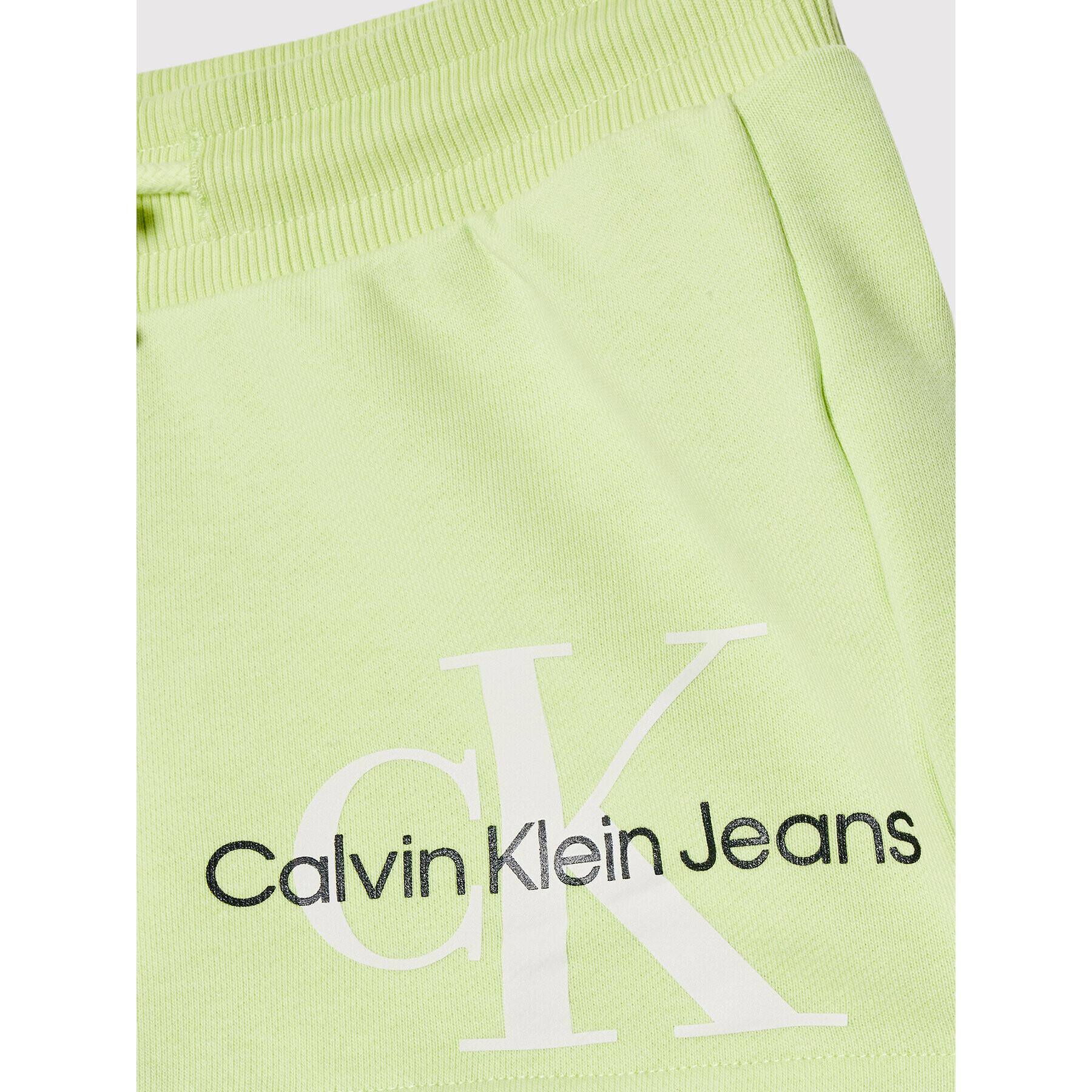 Calvin Klein Jeans Спортни шорти Reflective Monogram IG0IG01455 Жълт Regular Fit - Pepit.bg