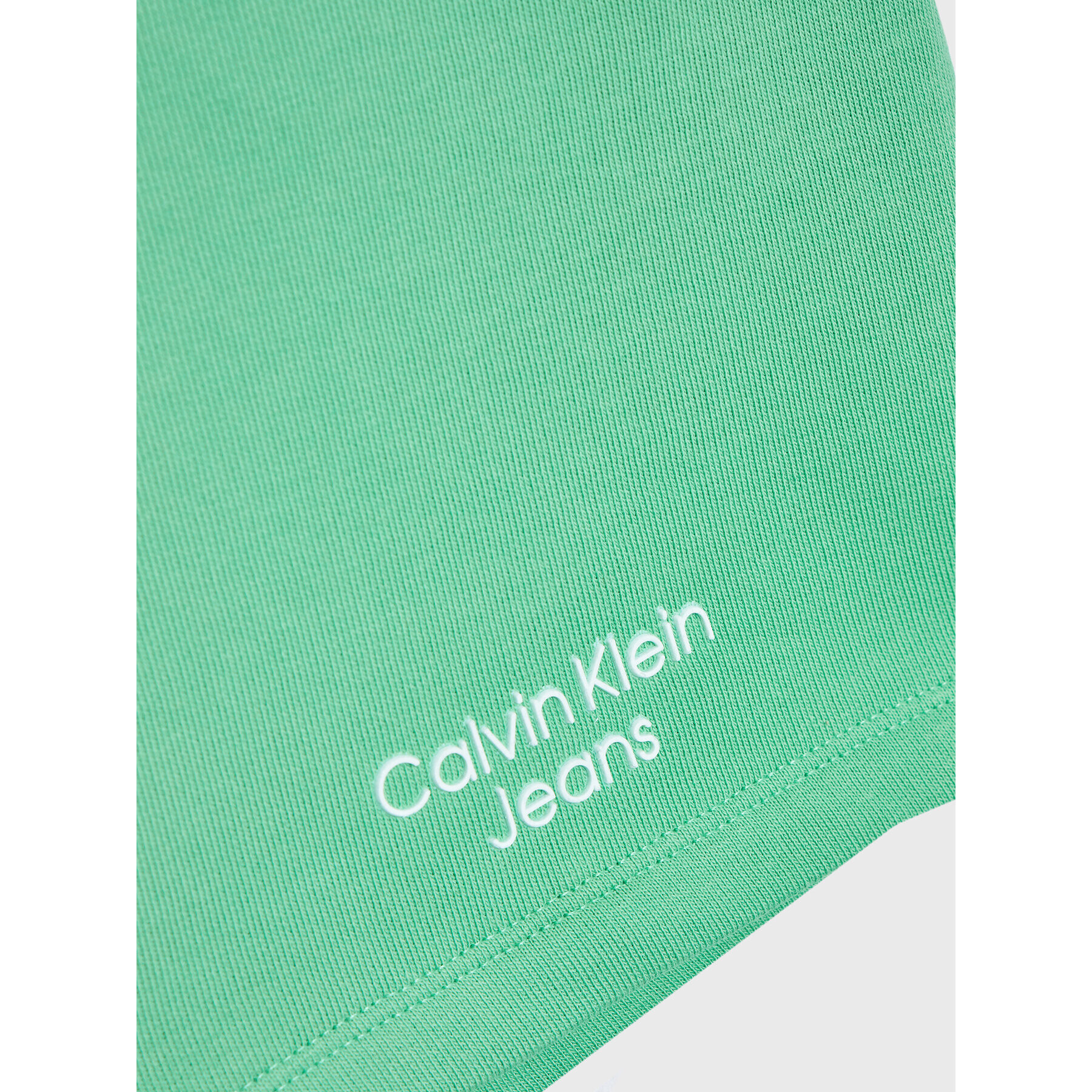 Calvin Klein Jeans Спортни шорти Stack Logo IB0IB01290 Зелен Regular Fit - Pepit.bg