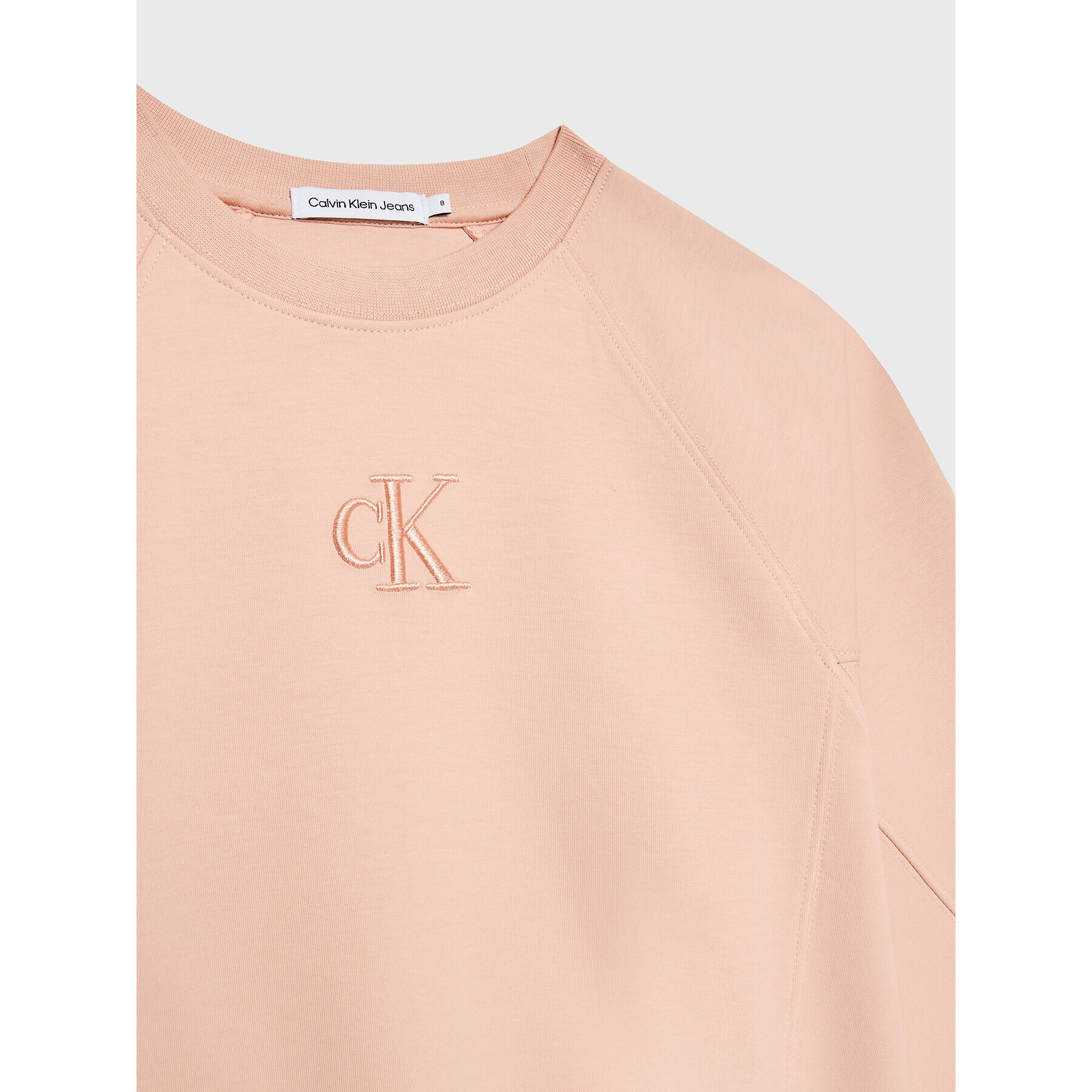 Calvin Klein Jeans Суитшърт Embroidery IG0IG02004 Розов Relaxed Fit - Pepit.bg