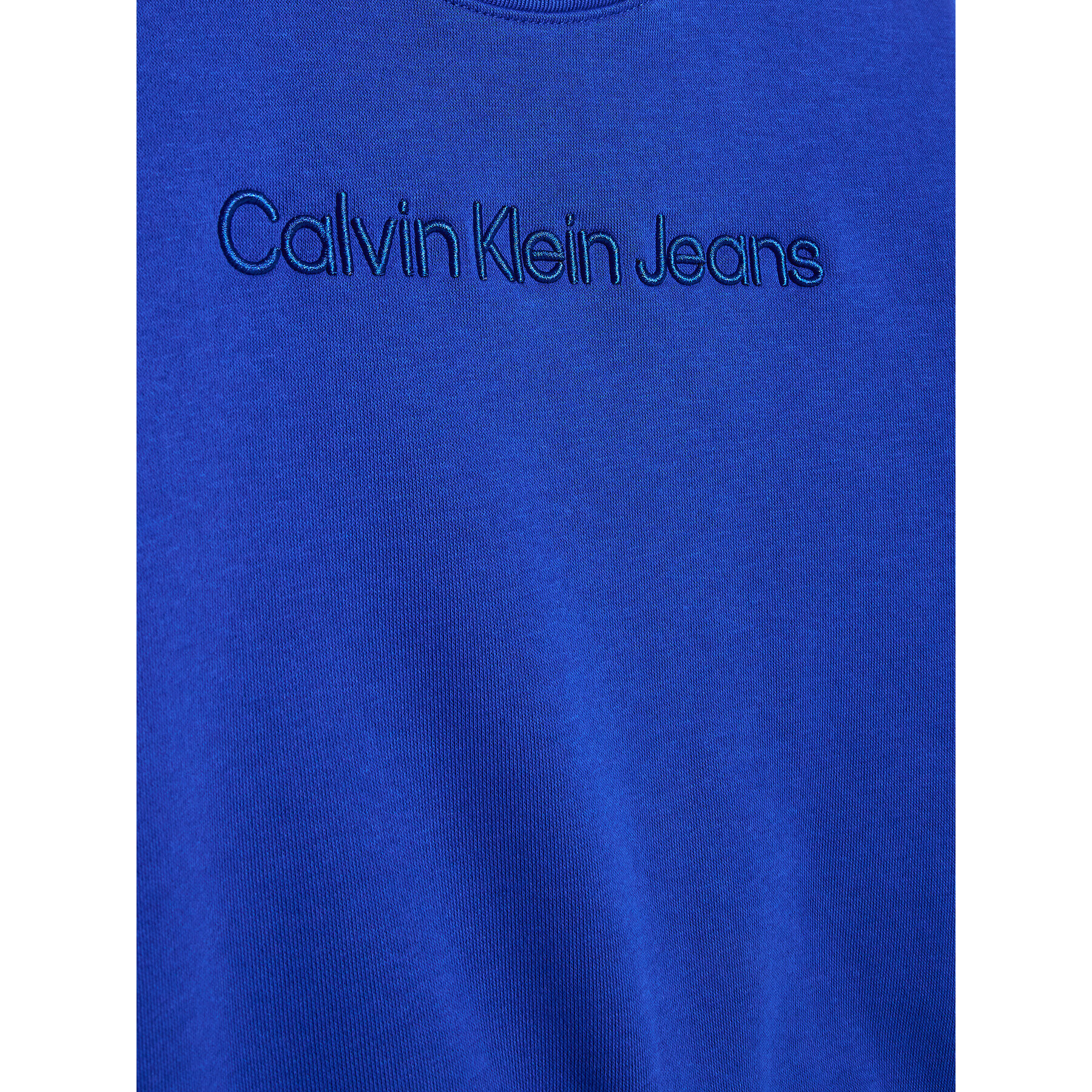 Calvin Klein Jeans Суитшърт Embroidery Logo IB0IB01562 Тъмносин Regular Fit - Pepit.bg