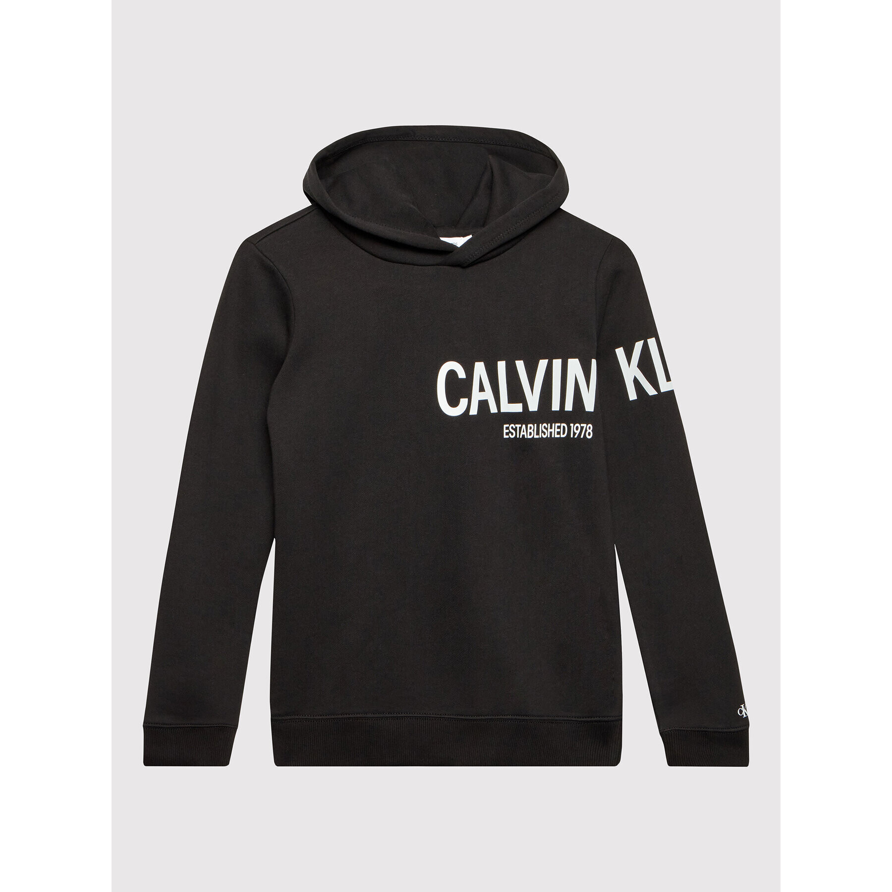 Calvin Klein Jeans Суитшърт Hero Logo IB0IB01123 Черен Regular Fit - Pepit.bg