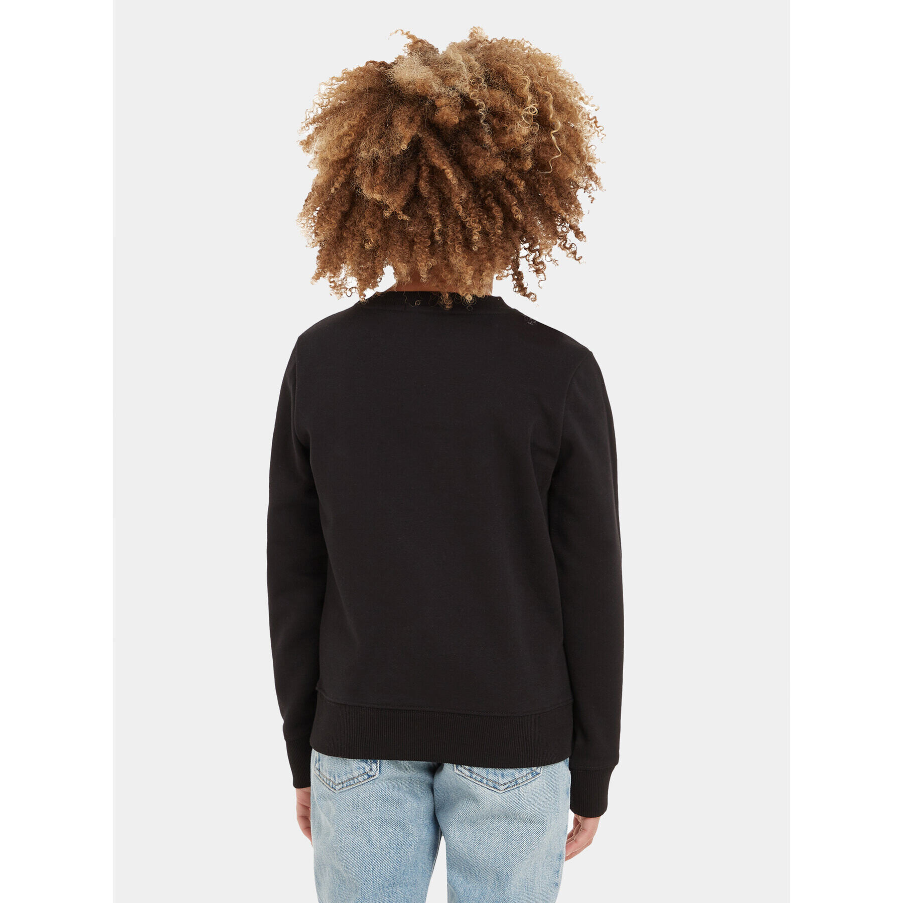 Calvin Klein Jeans Суитшърт Hyper Real IB0IB01854 Черен Regular Fit - Pepit.bg