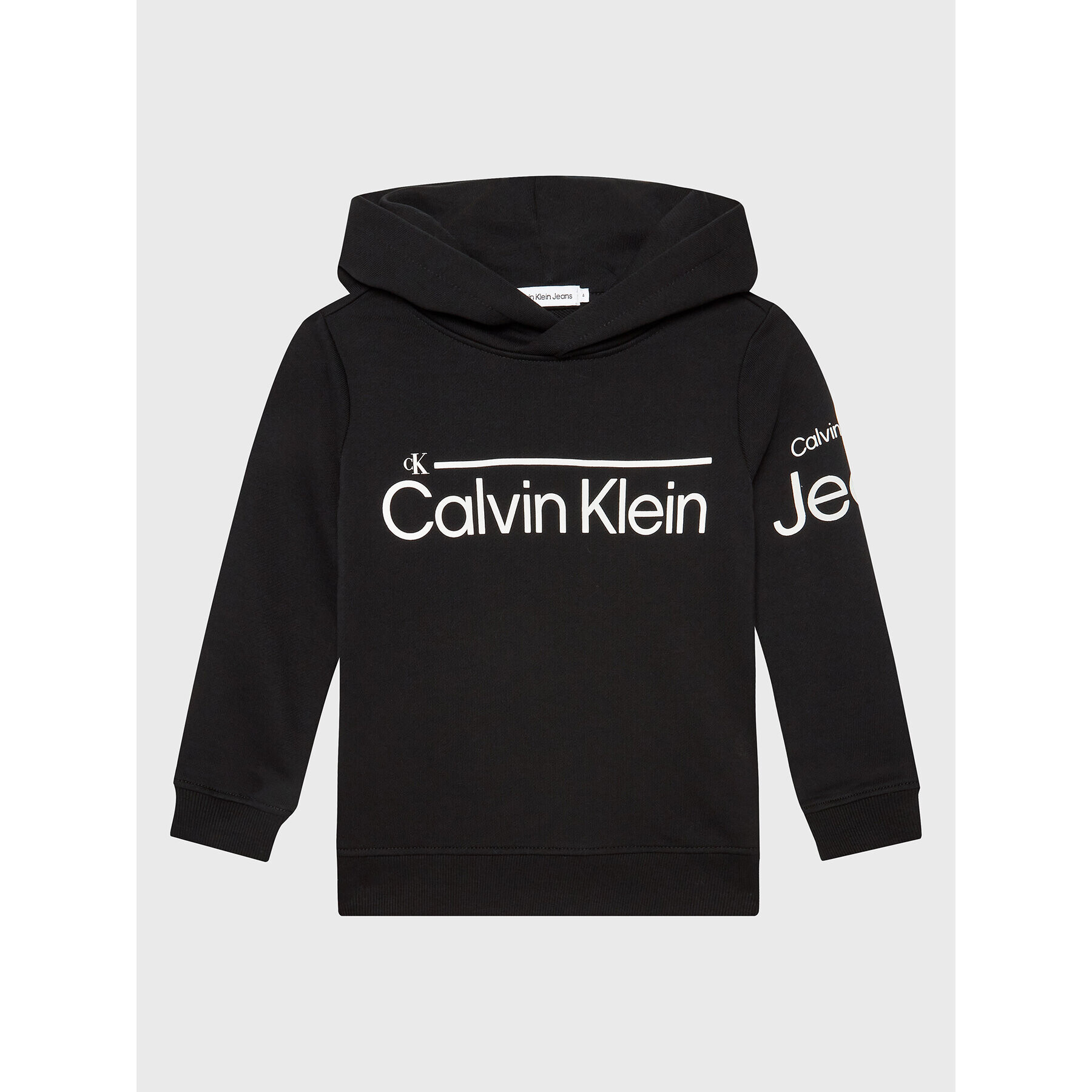 Calvin Klein Jeans Суитшърт IB0IB01296 Черен Regular Fit - Pepit.bg