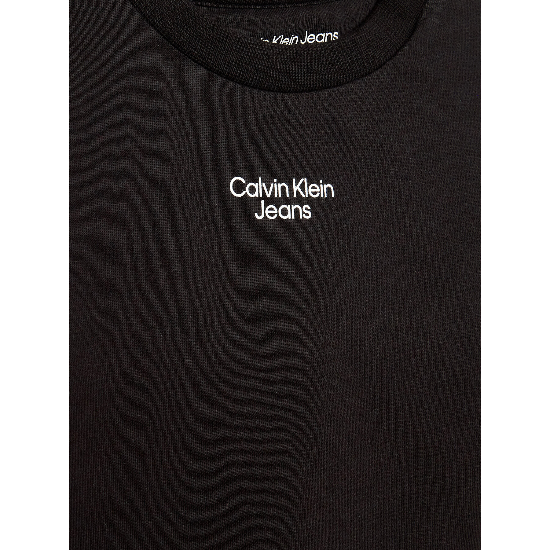 Calvin Klein Jeans Суитшърт IN0IN00006 Черен Regular Fit - Pepit.bg