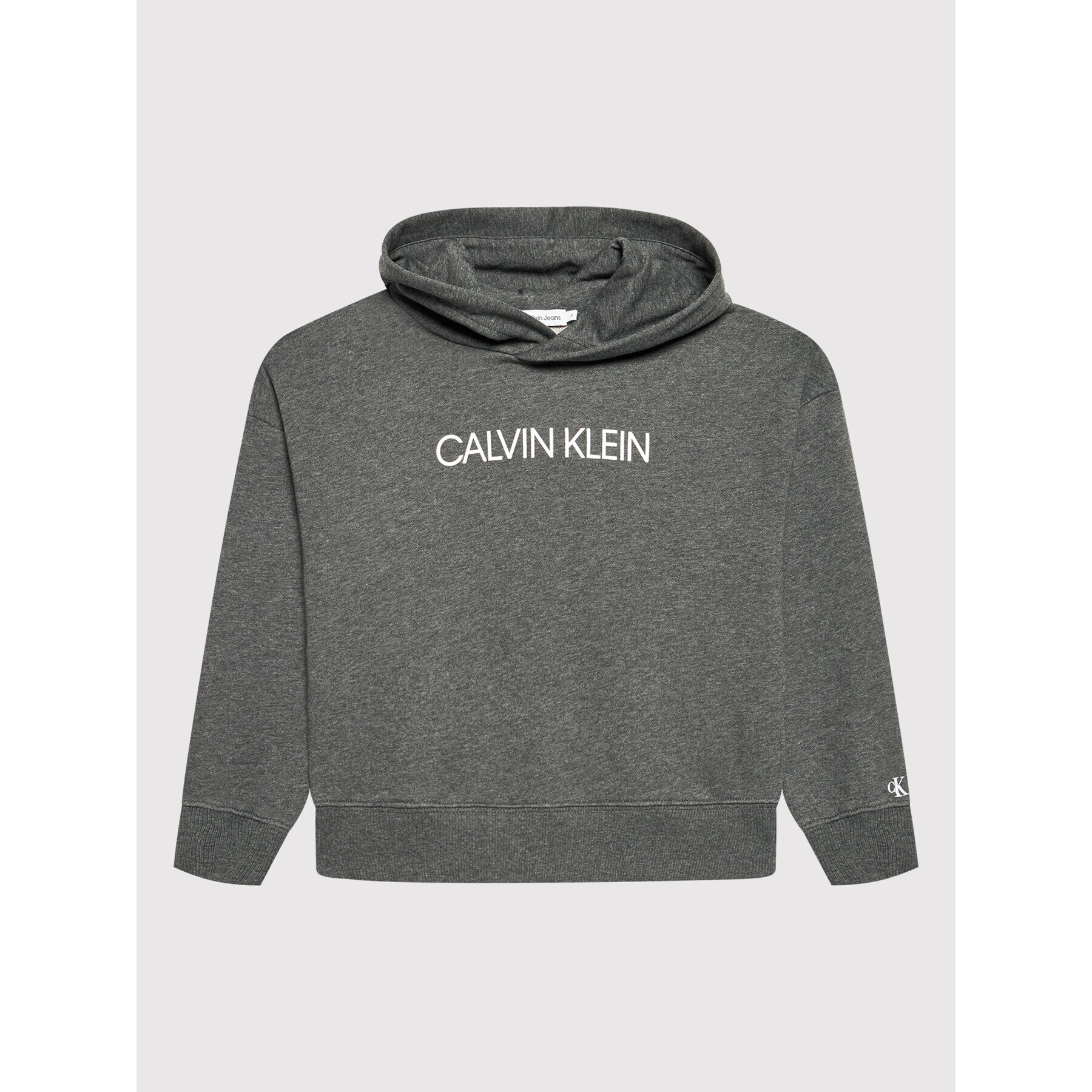 Calvin Klein Jeans Суитшърт Institutional IG0IG01323 Сив Relaxed Fit - Pepit.bg