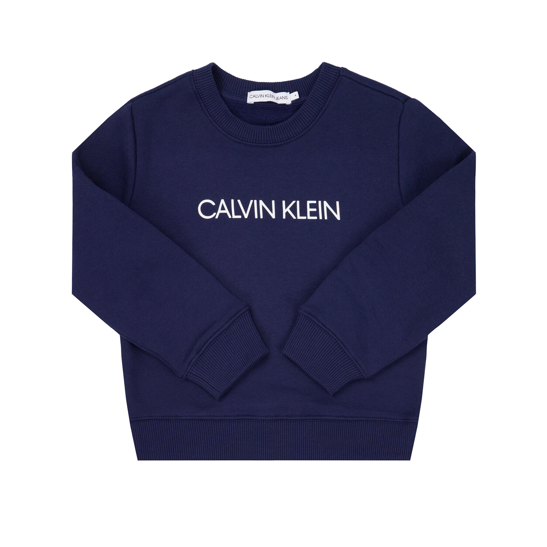 Calvin Klein Jeans Суитшърт Institutional IU0IU00040 Тъмносин Regular Fit - Pepit.bg